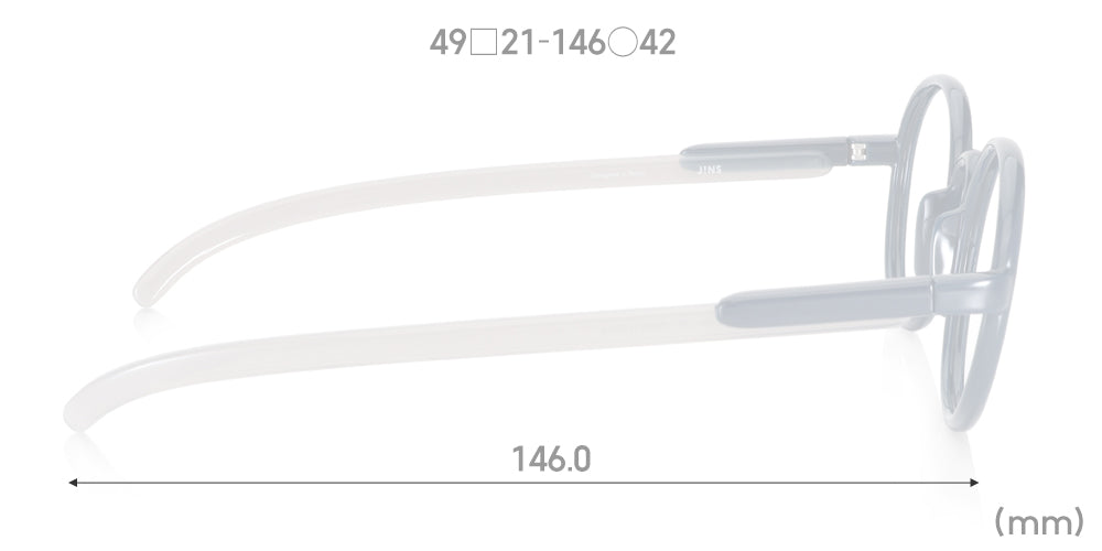 JINS x Patricia Urquiola U029 158 Eyeglasses - Stylish Designer Frames for Men & Women | Perfect for Work, Reading & Everyday Fashion