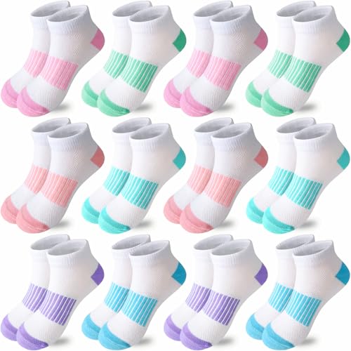 12 Pairs White(6colors)