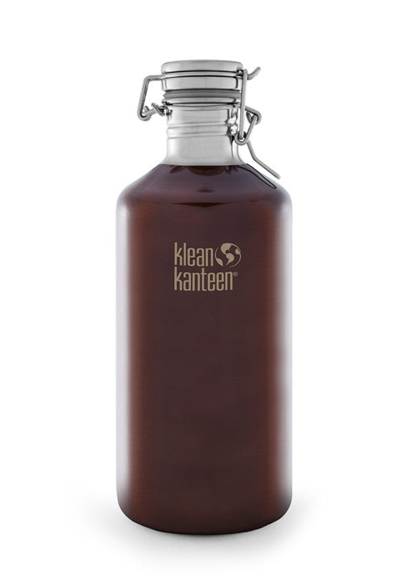 Klean Kanteen 64oz (1900mL) Stainless Steel Growler - Insulated Beer & Beverage Container for Camping, Hiking & Outdoor Adventures