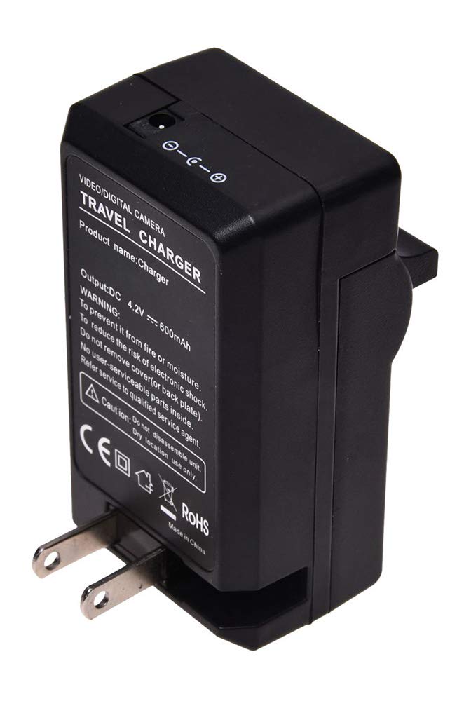 Amsahr Digital Replacement Camera & Camcorder Mini Battery Travel Charger - Compatible with Sony, Canon, Nikon (CH-KDKLIC7003-1CT) - Perfect for Travel, Vlogging & Outdoor Photography