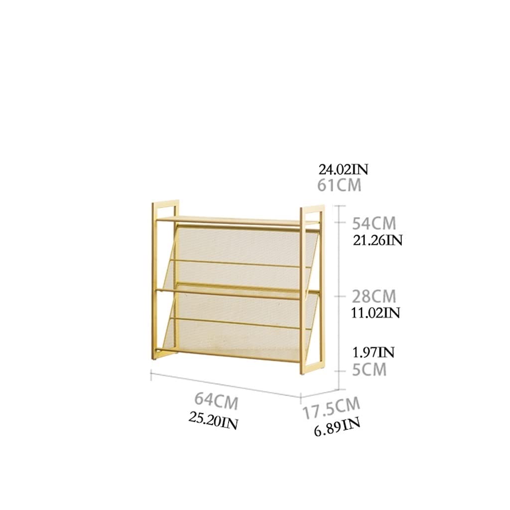 Sturdy Metal Shoe Rack Organizer - 5-Tier Space Saving Shoe Storage for Bedroom, Living Room & Entryway - Rustproof Wrought Iron Multi-Layer Shoe Shelf (Black) - Perfect for Small Spaces & Apartment Organization