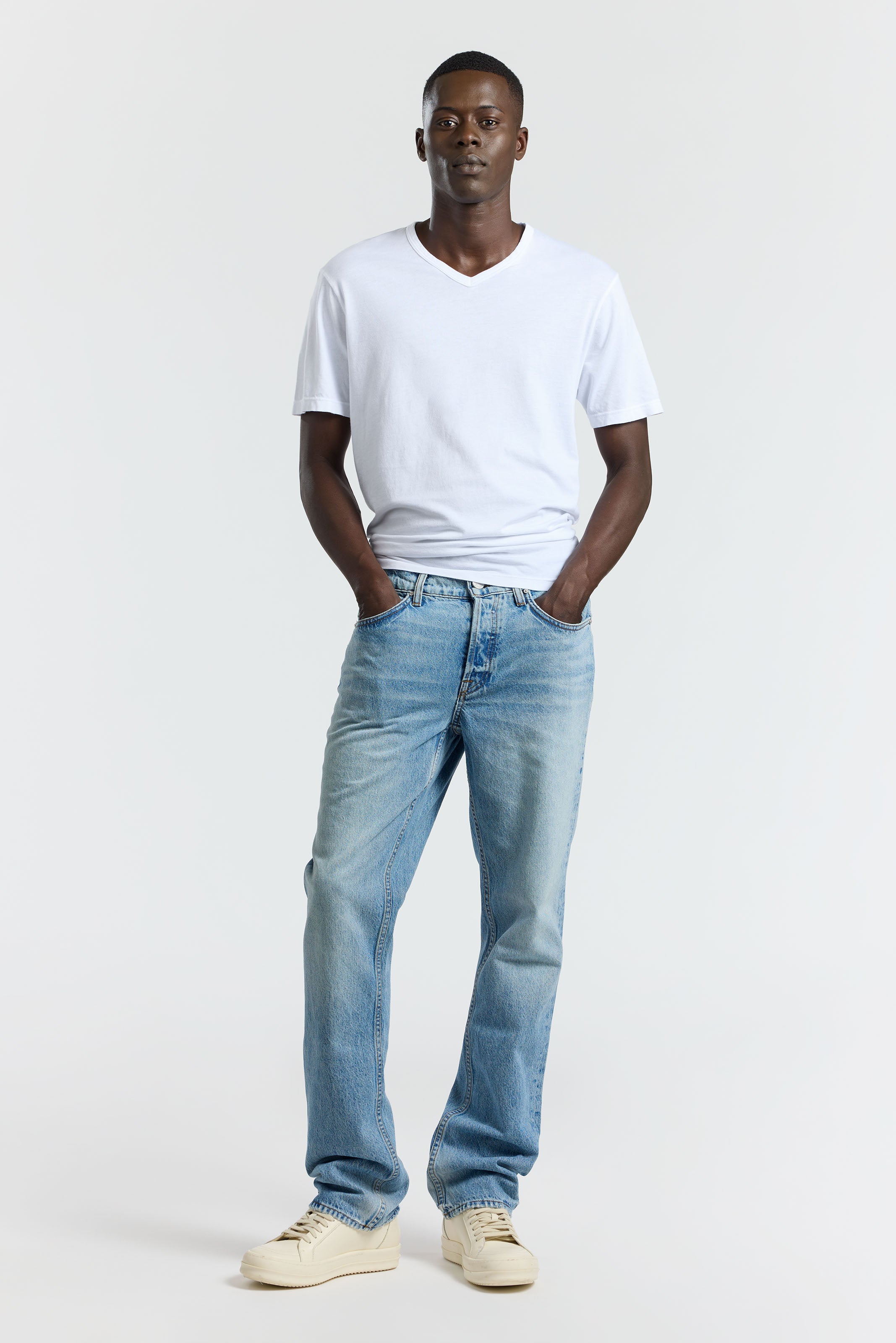 Classic V Neck T-Shirt for Men & Women - Soft Cotton Casual Tee - Perfect for Everyday Wear, Layering, and Outfits