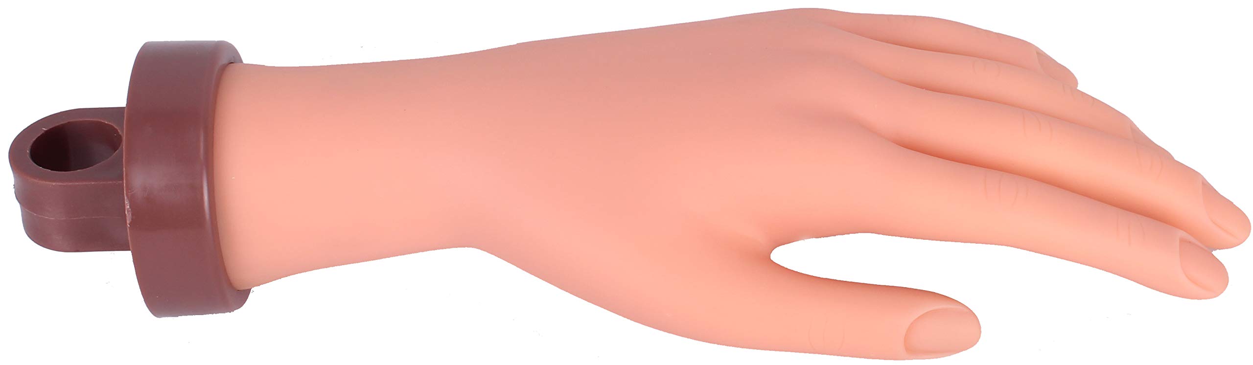 Professional Flexible Movable Acrylic Nail Practice Hand - Left Hand Mannequin Model for Nail Art Training & Manicure Practice - Perfect for Salon Students & DIY Nail Enthusiasts at Home
