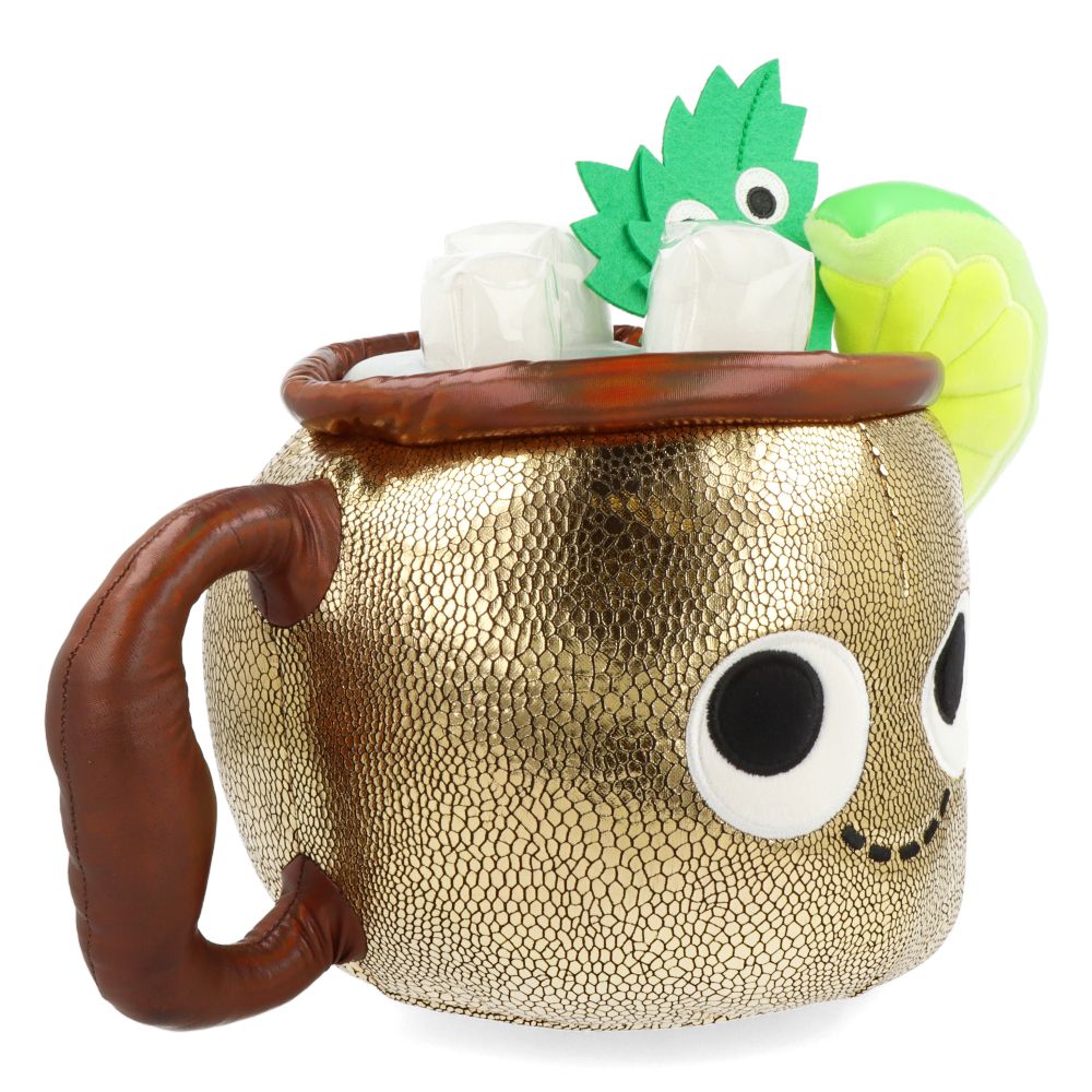 Happy Hour Max The Moscow Mule Copper Mug Set - Premium Cocktail Cups for Vodka, Gin & Whiskey Drinks - Perfect for Parties, BBQs & Home Bar Decor
