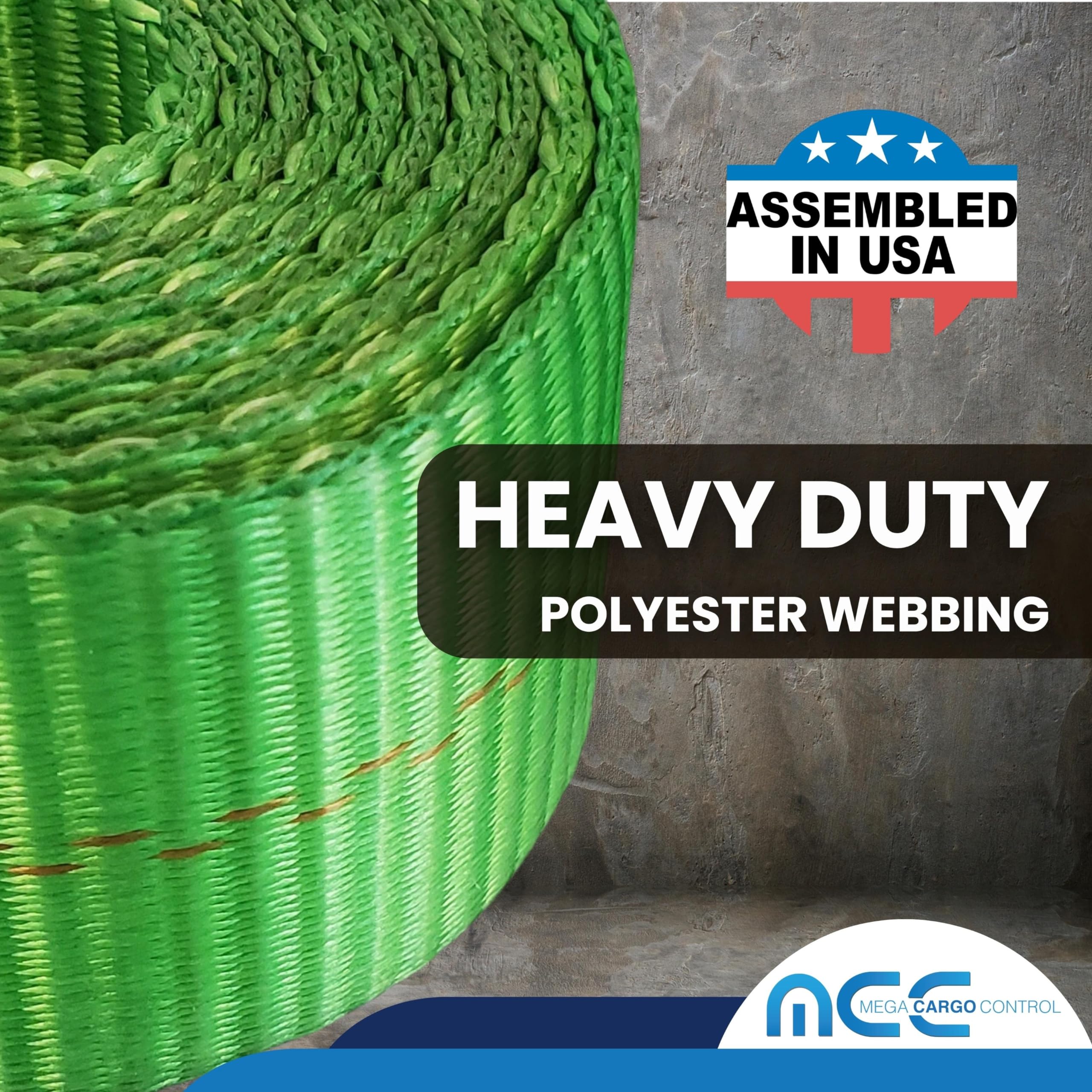2 Inch x 10 Foot Heavy Duty Ratchet Straps with Twisted Snap Hooks - 3,333 lbs Capacity, Green Tie Down Straps for Flatbed Trailers, Trucks & Cargo Securing (10-Pack) - Perfect for Transporting Motorcycles, ATVs & Construction Equipment