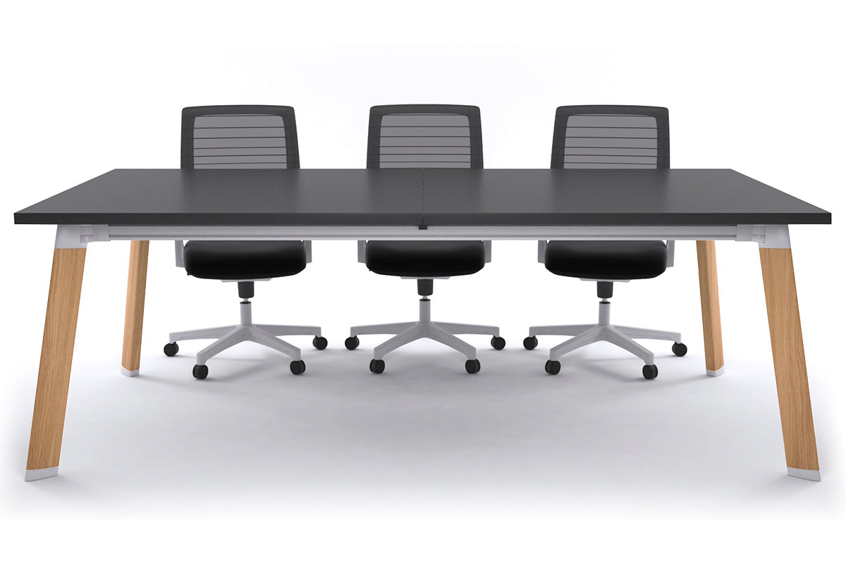 Adjustable Switch Meeting Room Table 2400L x 1200W - Modern Conference Table for Office Meetings & Collaborative Workspaces