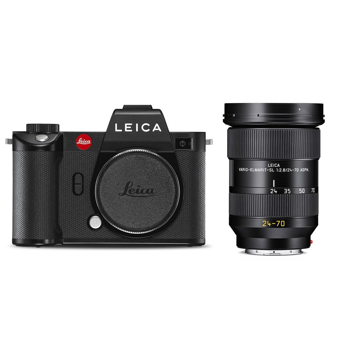Leica SL2 Mirrorless Digital Camera (Black) with 24-70mm f/2.8 Lens - Professional Photography for Travel, Portraits & Landscape Shooting