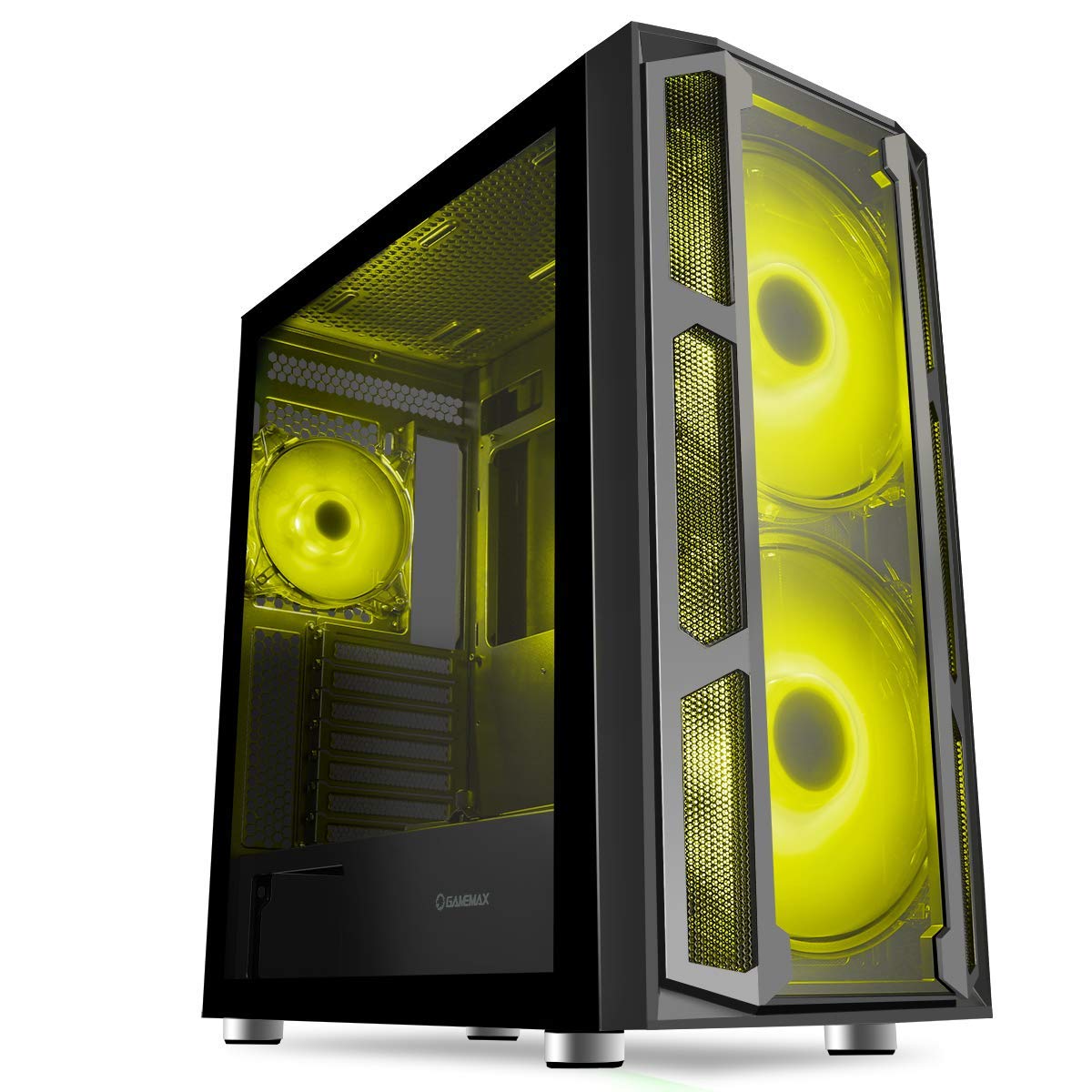 OCHW F15 RGB Ultra Fast Gaming PC - AMD A8 9600 Quad Core, Radeon HD R7, 8GB DDR4, 1TB HDD, Windows 10 Pro - Perfect for Home Office, Gaming & Streaming | High-Performance Desktop Computer for Work & Entertainment