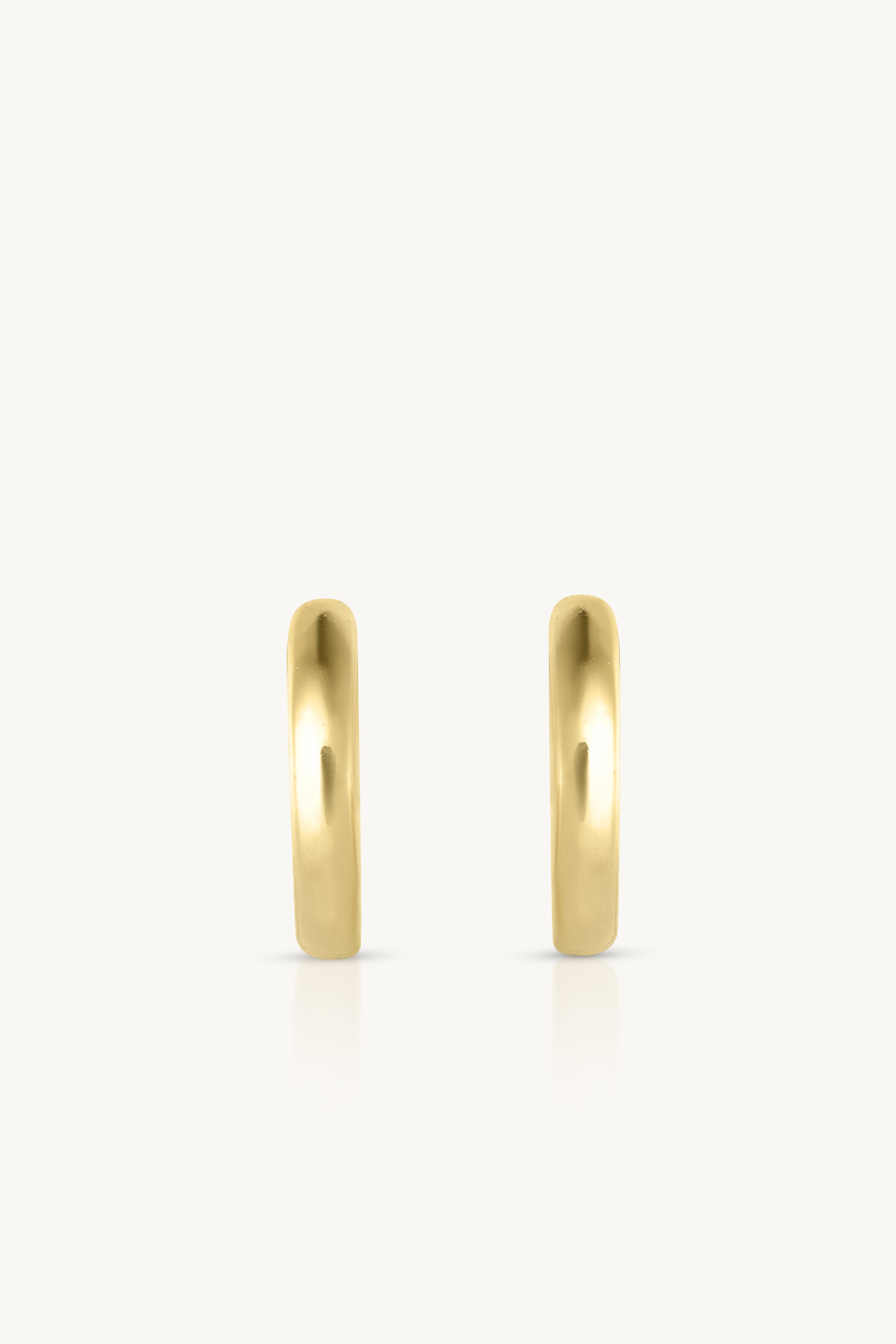 14K Gold Plated Huggie Hoop Earrings for Women - Small Size, Minimalist Everyday Jewelry - Perfect for Work, Parties & Gifting