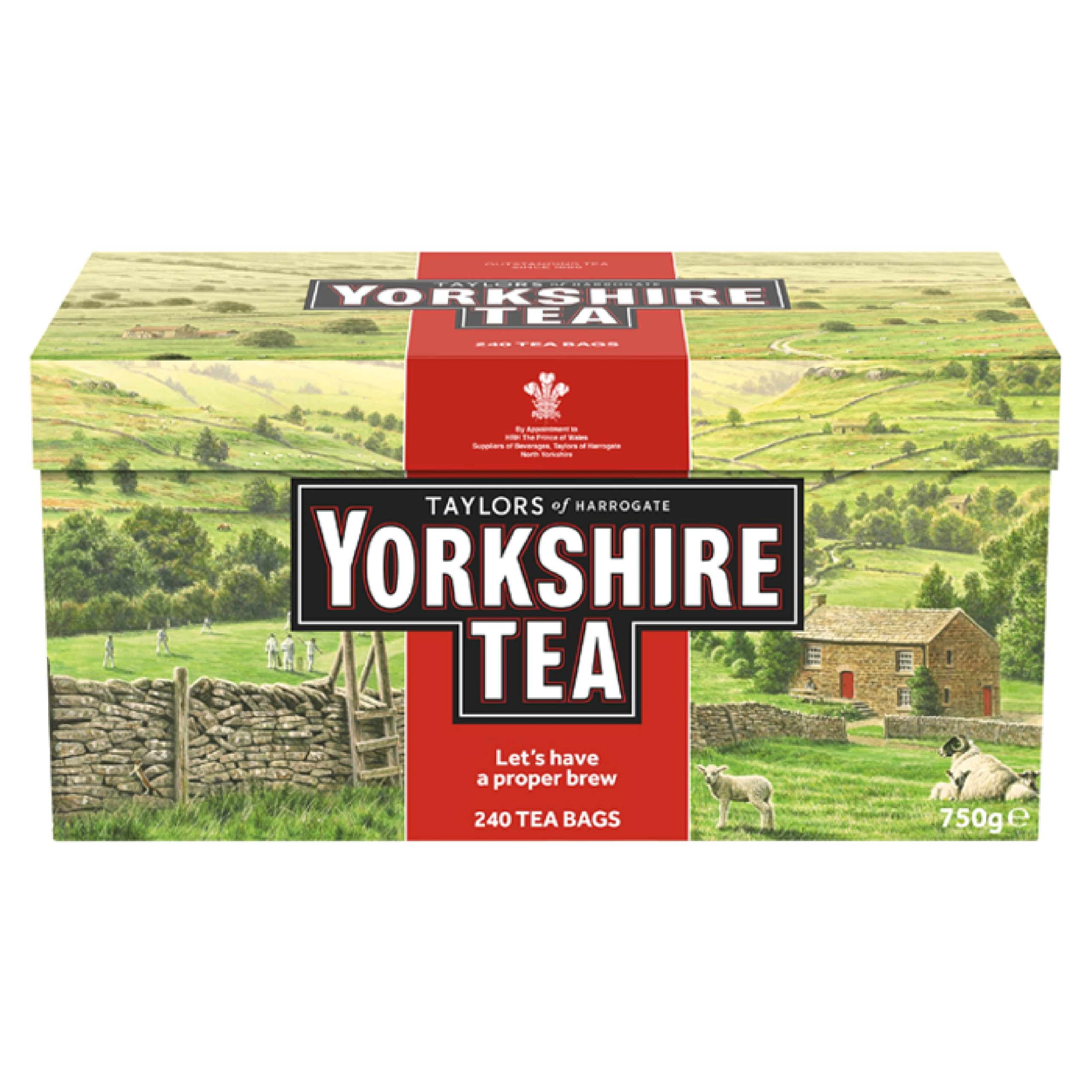Taylors of Harrogate Yorkshire Red Tea Bags - 240 Count | Premium Black Tea for Breakfast & Afternoon Tea | Perfect for Home, Office & Gifting