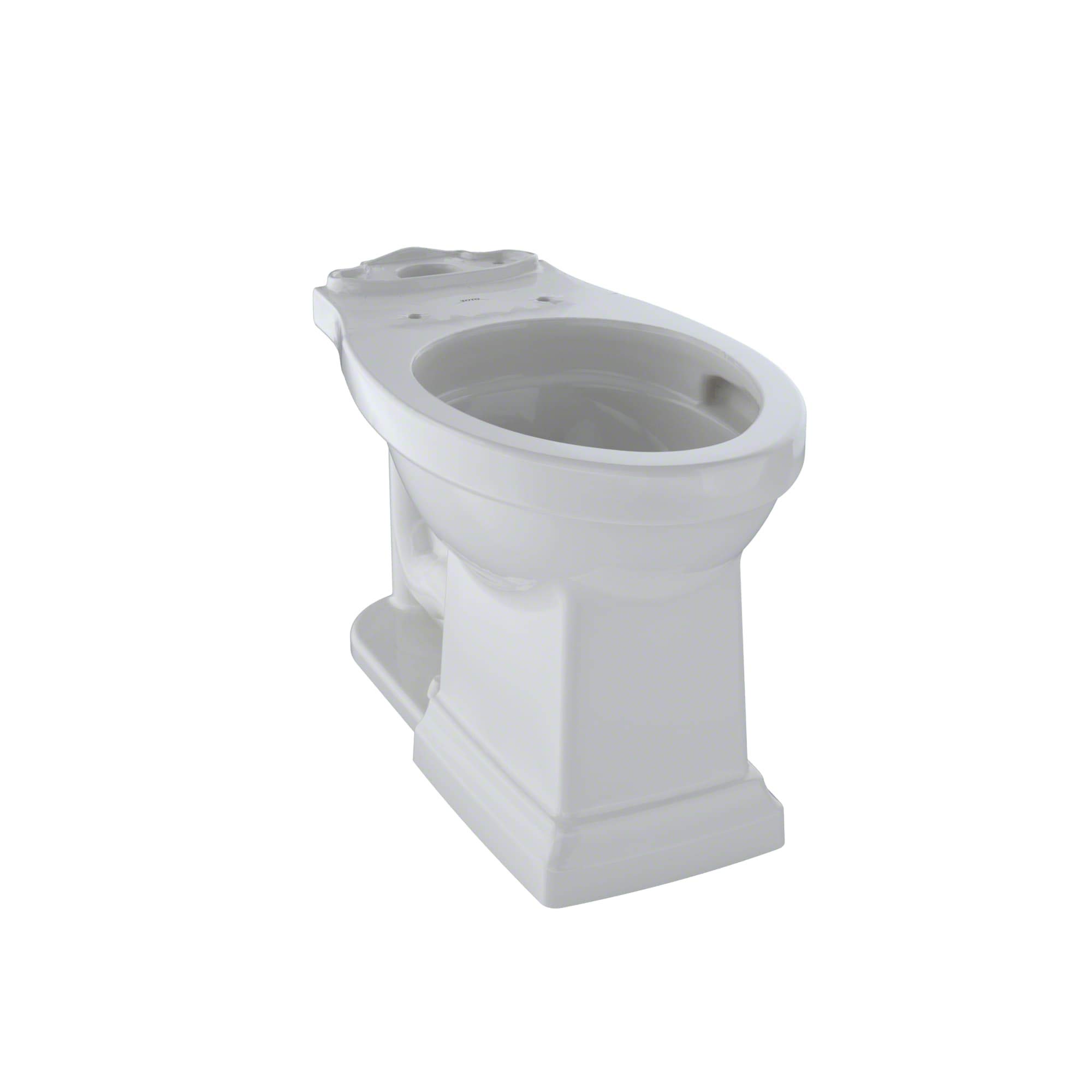 Toto C404CUFG#11 Promenade II Toilet Bowl with Cefiontect Glaze - Colonial White, Water-Efficient One-Piece Toilet for Modern Bathrooms | Perfect for Home Renovation & Commercial Spaces