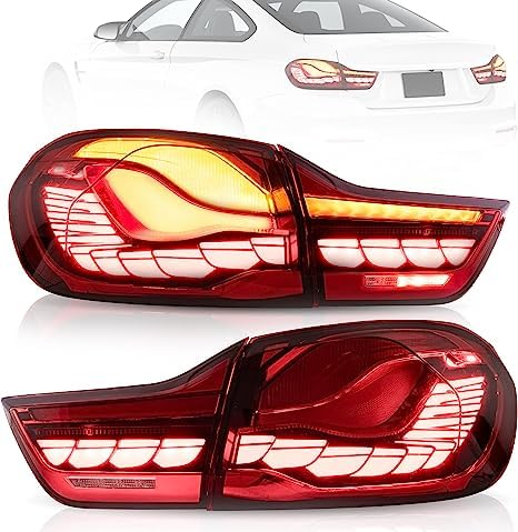 14-20 BMW 4 Series tail lights(Dragon Scale Red)