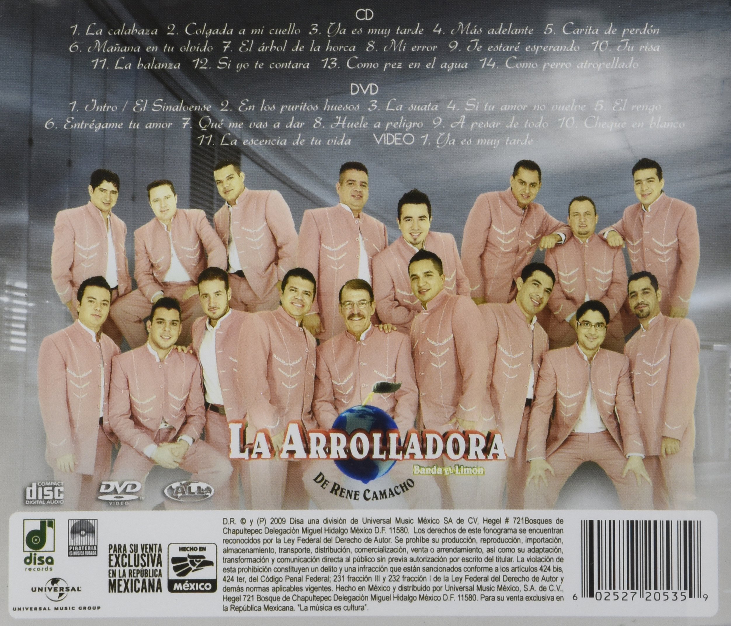 La Arrolladora Banda El Limon Deluxe CD+DVD Set - Exclusive Fan Edition 0535 | Perfect for Collectors & Mexican Music Lovers