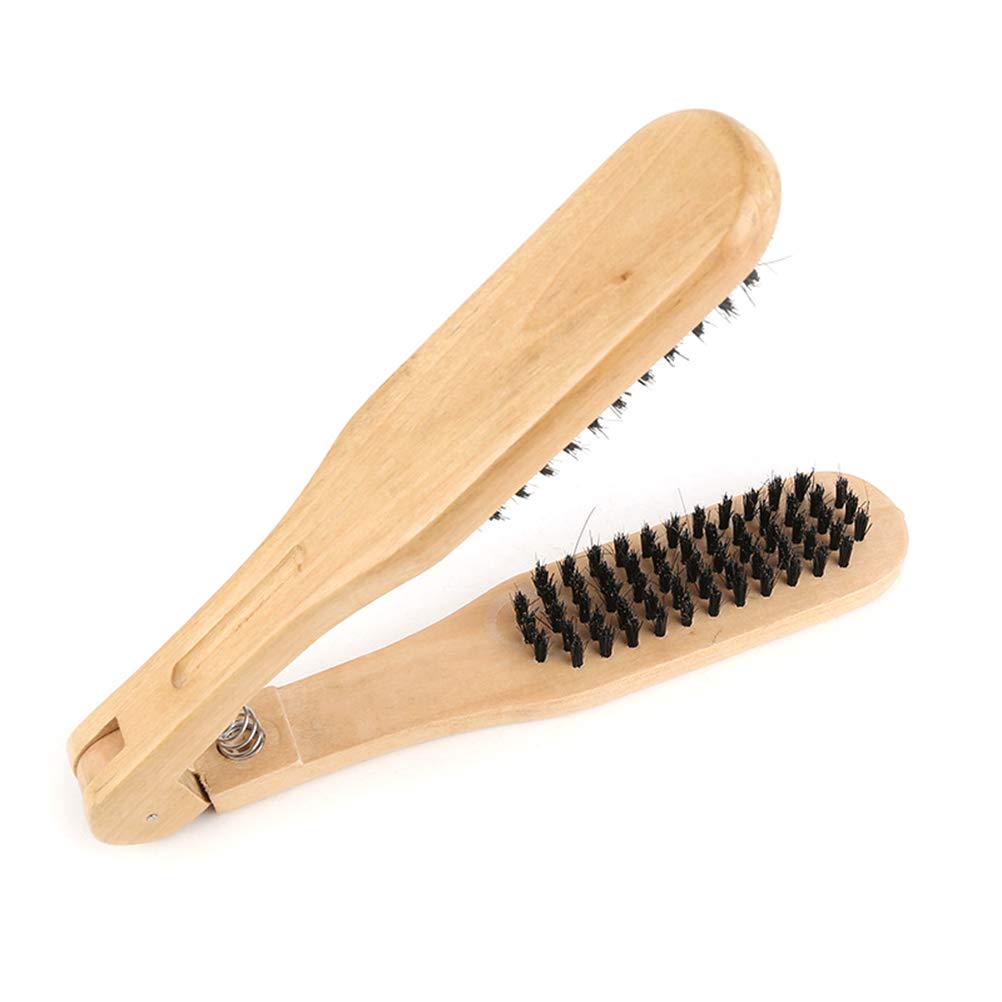 Professional Hair Straightening Brush & Comb - 2-in-1 Styling Tool for Smooth, Frizz-Free Hair | Perfect for Home Use, Travel & Salon Styling