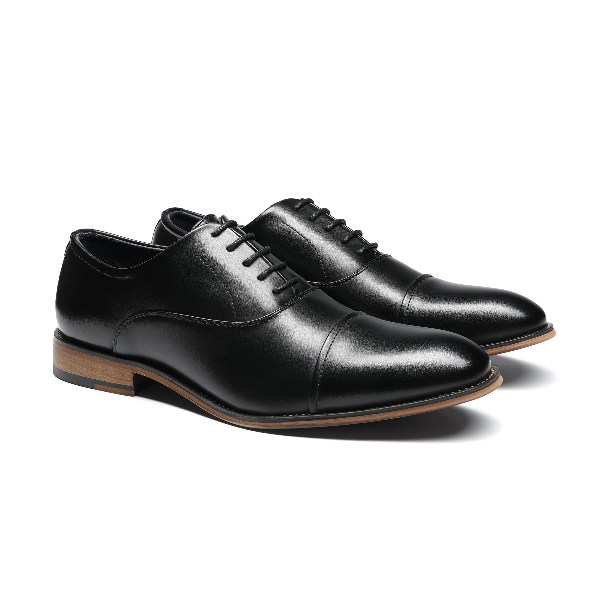 Bruno Marc Men's Oxfords Formal Dress Shoes | Classic Leather Business Shoes for Men | Perfect for Weddings, Office & Formal Events