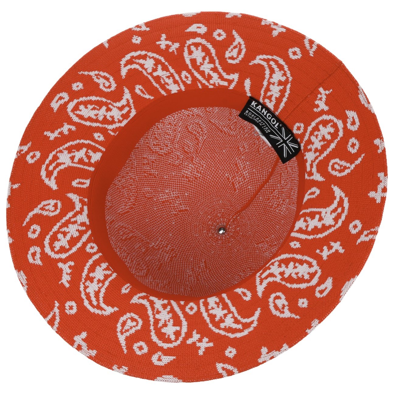 Stylish Kangol Paisley Wide Brim Sun Hat for Women - Summer Beach Hat, Outdoor Travel & Fashion Accessory