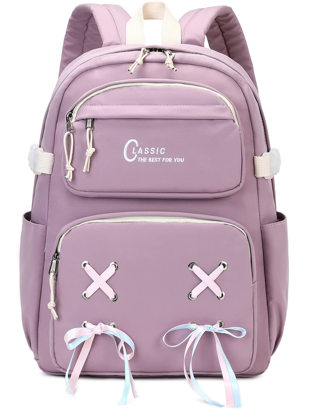 Stylish Casual School Backpack for Teen Girls - Lightweight Bookbag for Travel, College & Everyday Use | Durable & Trendy Backpack for School, Commuting & Outdoor Activities