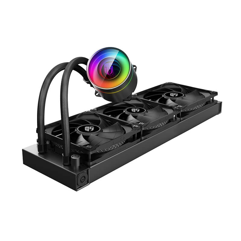 Deepcool Castle 360 RGB EX AIO Liquid CPU Cooler - 360mm RGB Water Cooling System for PC Gaming & Overclocking - Perfect for High-Performance Gaming Rigs and Workstations