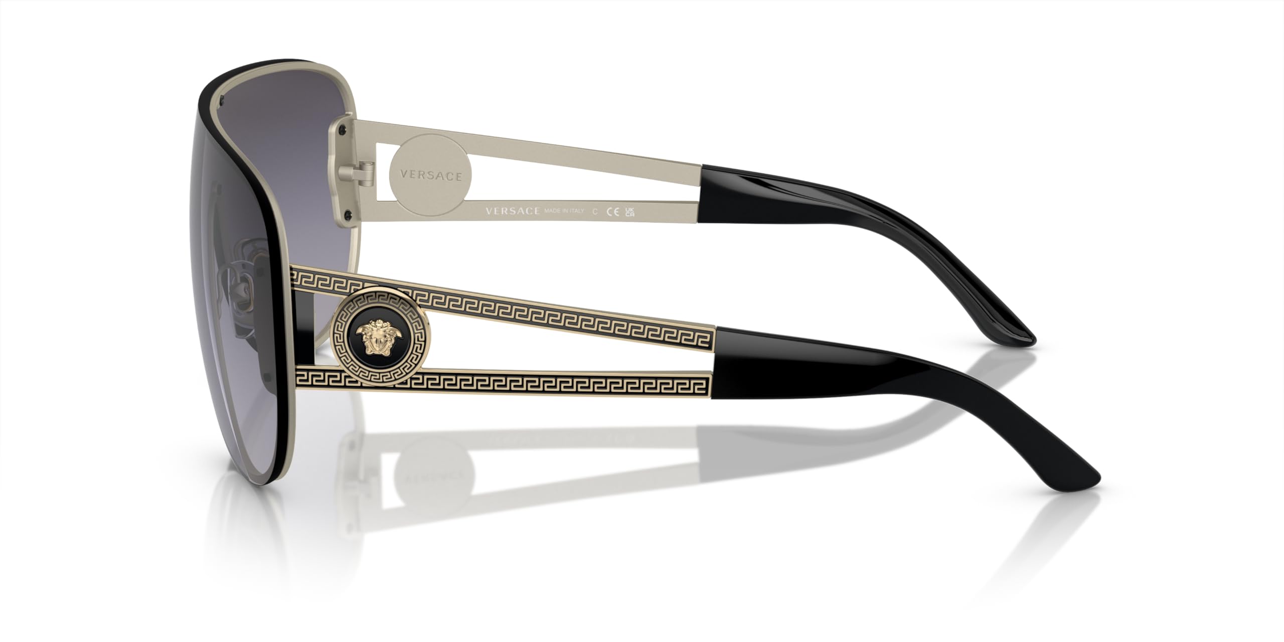 Versace VE2166 Women's Metal Sunglasses - Luxury Designer Shades for Fashion & Outdoor Activities