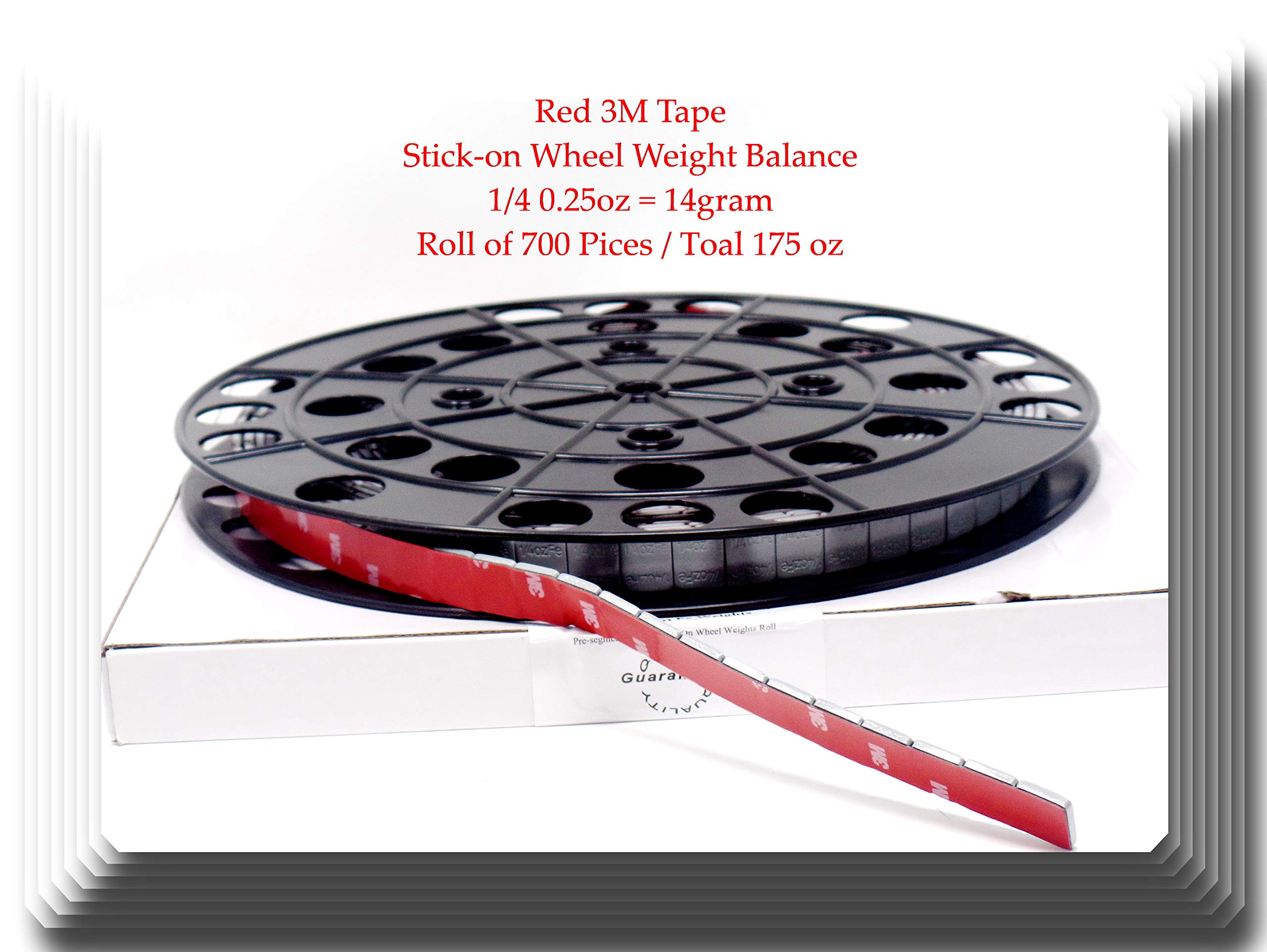 VPro 700 Pcs Stick-On Wheel Weight Balance Tape - 1/4