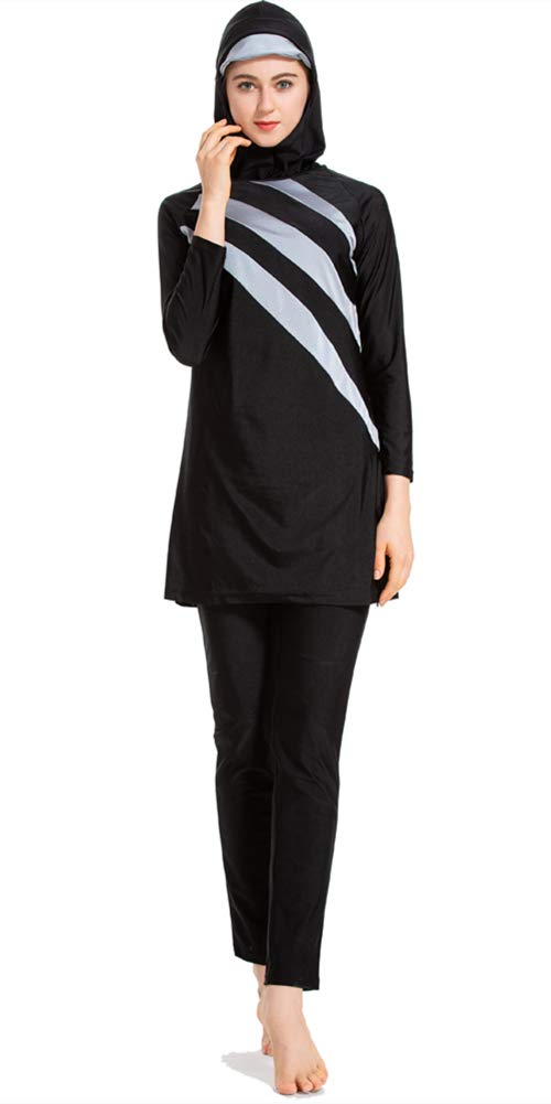 ShuoBeiter Modest Full Coverage Muslim Swimwear for Women - Long Burkini with Hijab, Plus Size Islamic Swimwear | Beach, Pool & Water Activities