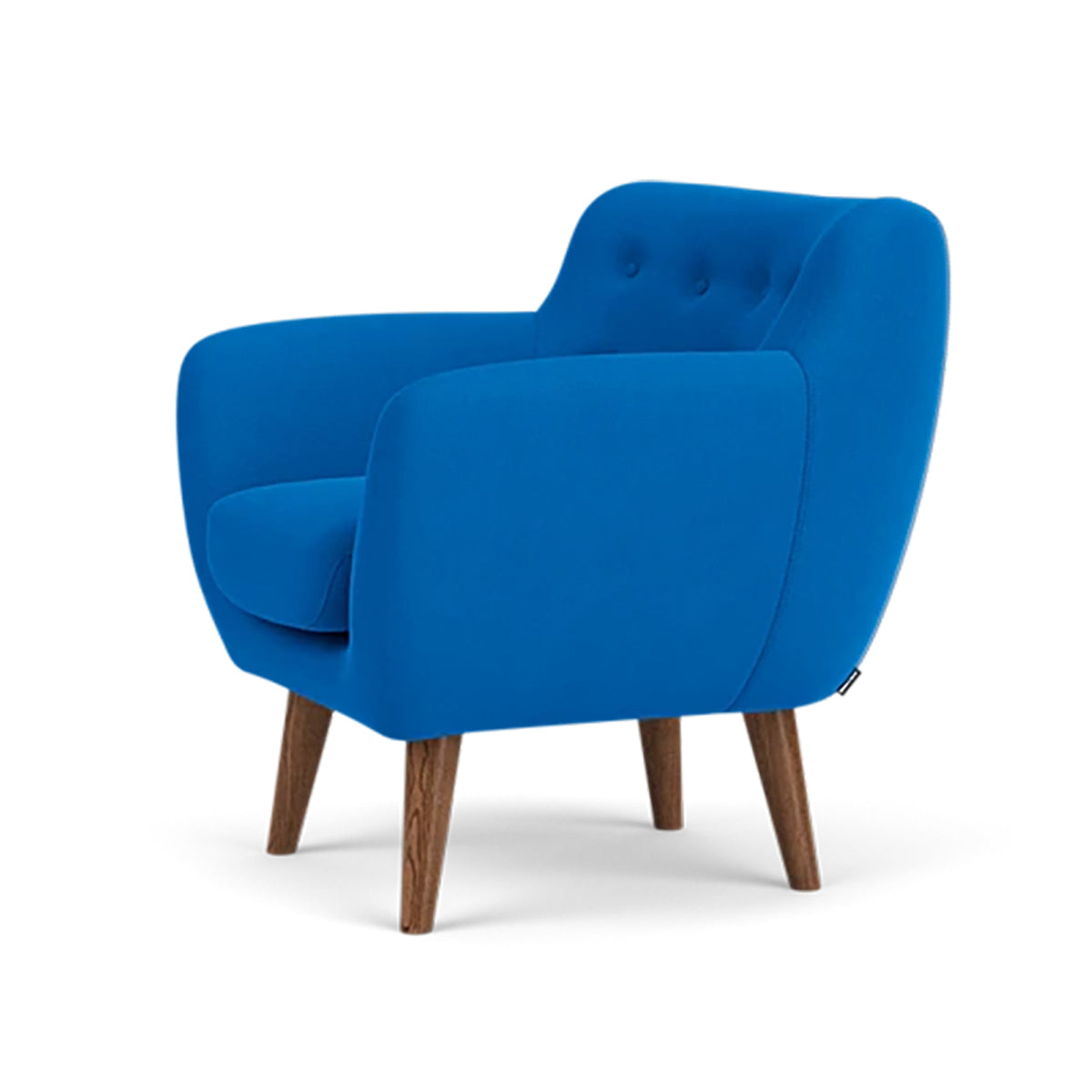 Anne Fabric Armchair - Modern Upholstered Accent Chair for Living Room, Bedroom & Office - Comfortable Lounge Chair with Sturdy Wooden Legs (Perfect for Reading, Relaxing & Home Decor)