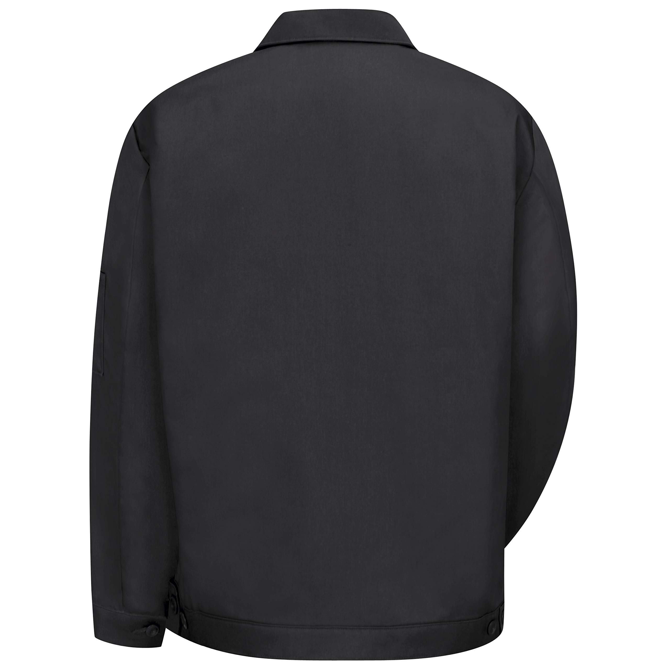 Red Kap Men's Slash Pocket Jacket - Durable Work Jacket for Construction & Outdoor Activities | Water-Resistant & Comfortable for Daily Wear