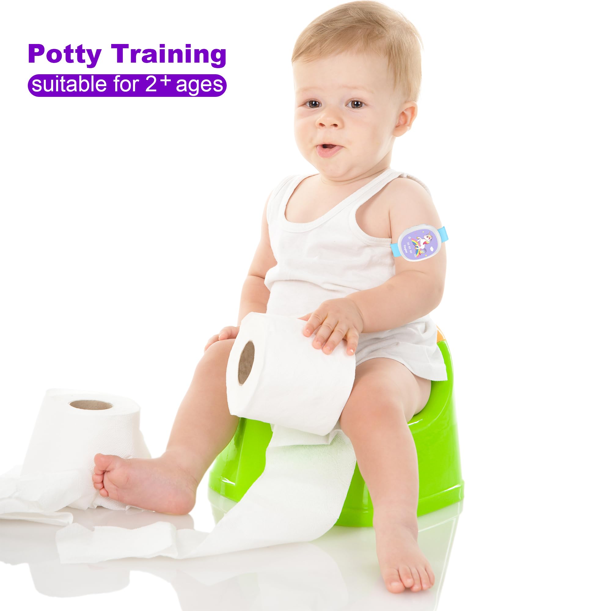 Rechargeable Unicorn Potty Training Watch for Toddlers - 5 Fun Music Tunes & Adjustable Timer - Ideal for Toilet Training Kids Ages 2-5 - Perfect for Daycare, Home Use & Travel