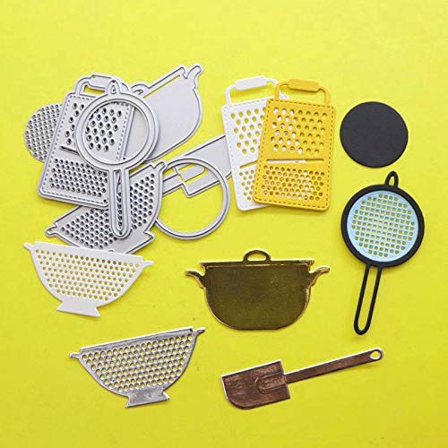 DTTblue Surprise Creation Cutting Dies for Scrapbooking, Card Making & Paper Crafts - Kitchen Utensil Metal Stencils for DIY Projects - Perfect for Home Decor, Gift Wrapping & Crafting Parties