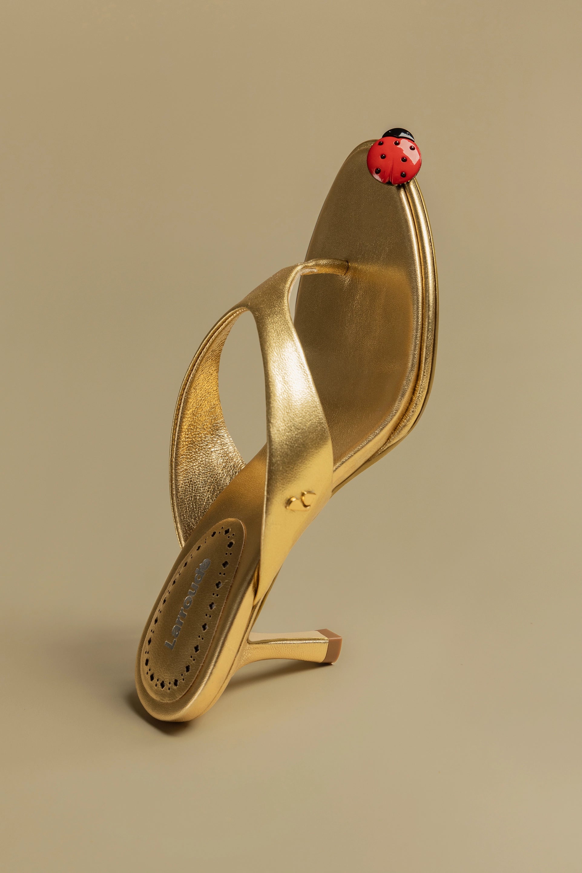 Gaia Sandal in Gold Metallic Leather - Women's Fashion Sandals for Summer | Perfect for Beach, Vacation & Casual Outfits