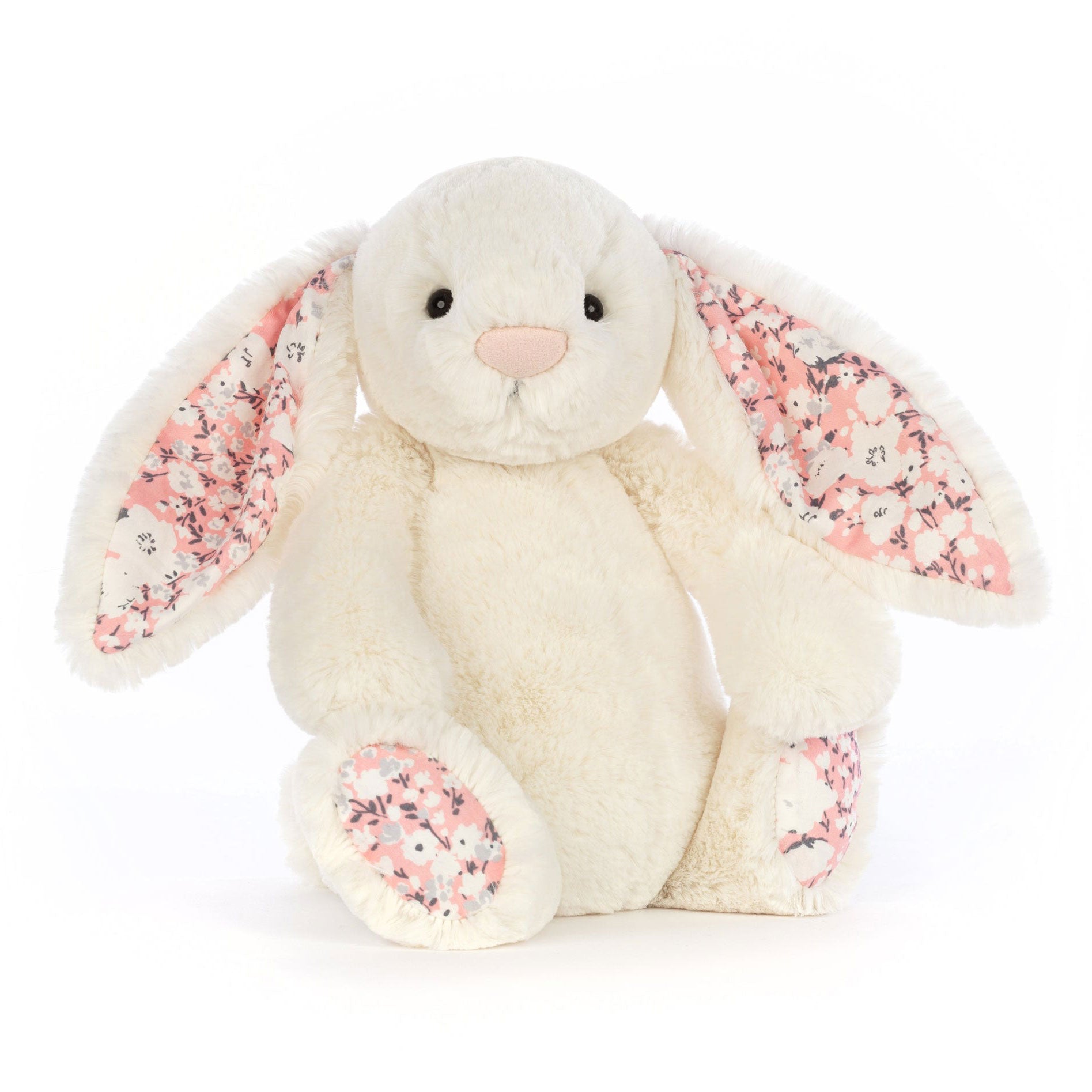 Bashful Blue Bunny Medium Stuffed Animal - Soft Plush Toy for Kids, Gift for Easter & Baby Showers | Cute Nursery Decor & Comfort Companion