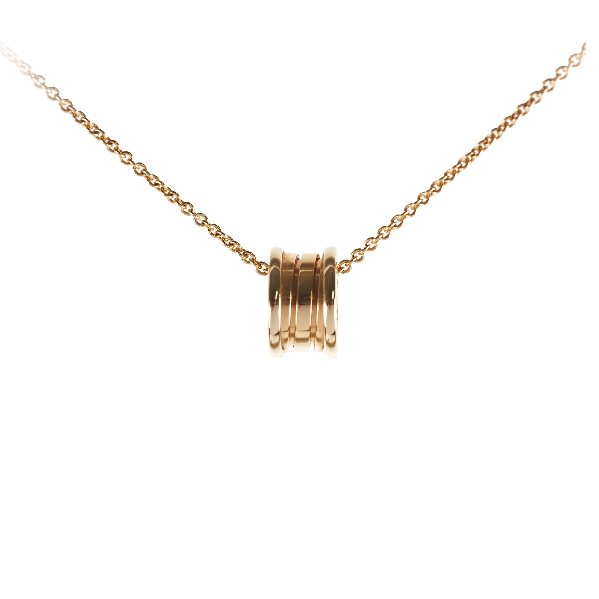 Bvlgari B.Zero1 18k Yellow Gold Necklace for Women - Luxury Italian Jewelry Gift for Anniversary, Birthday & Special Occasions