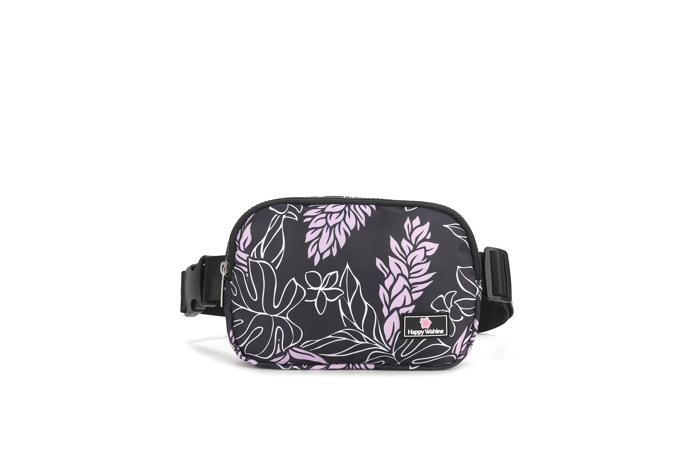 Jenna Ginger Black Belt Bag - Stylish & Comfortable Waist Pack for Travel, Running, and Everyday Use