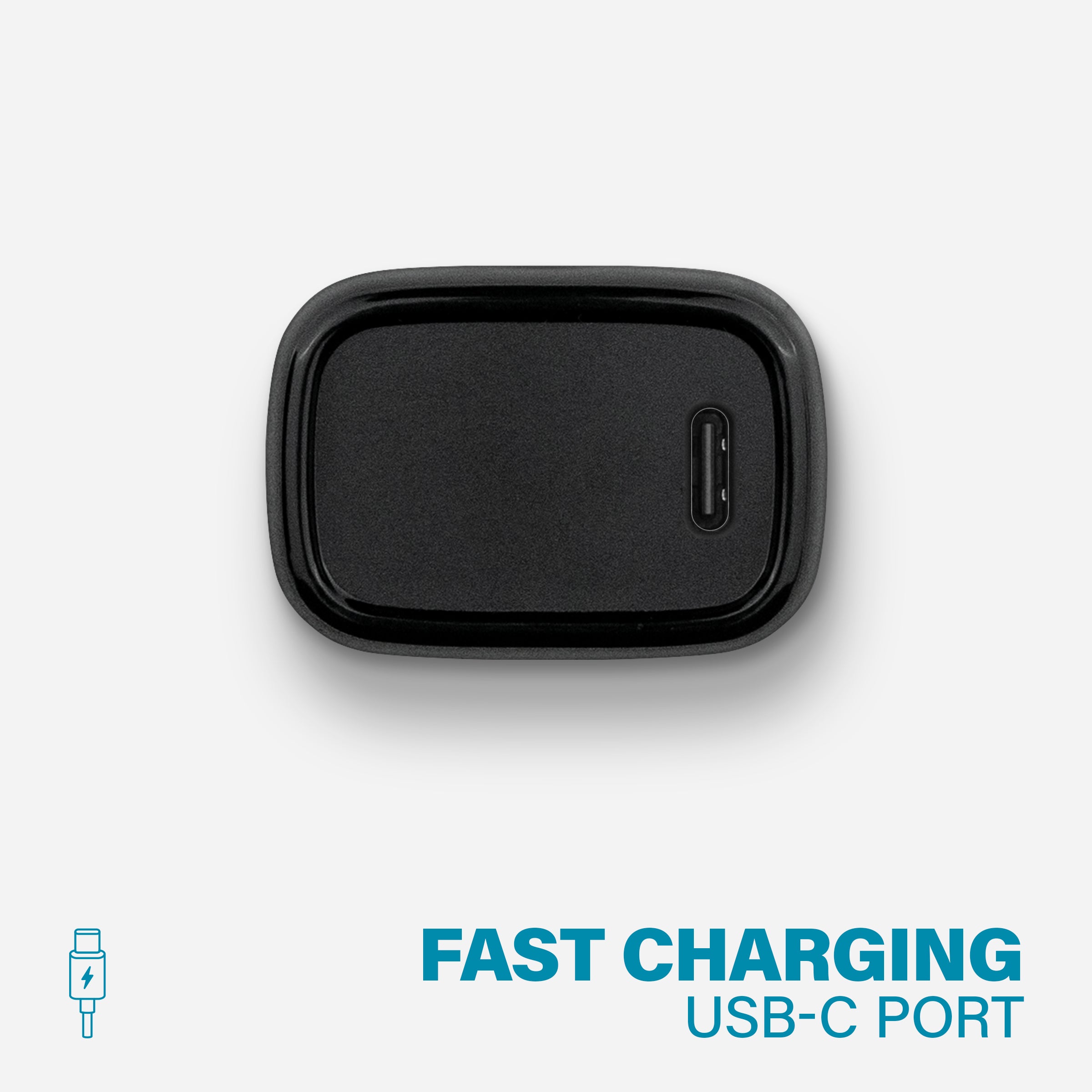Fast Charging WALLY Single Wall Charger - 18W USB-C Power Adapter for iPhone, Samsung, iPad - Compact & Portable for Home, Office, Travel