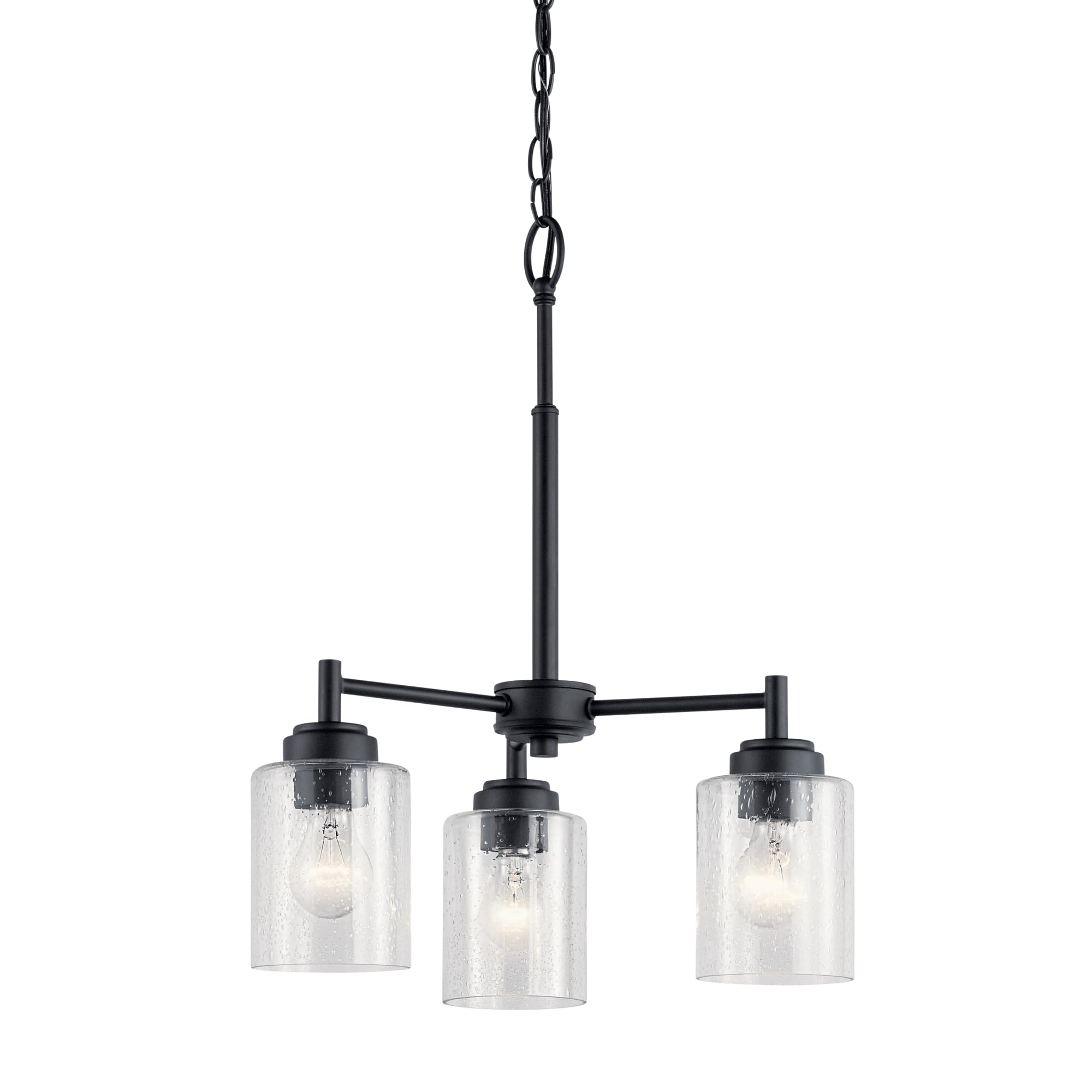 Kichler Winslow 3-Light Black Chandelier - 18
