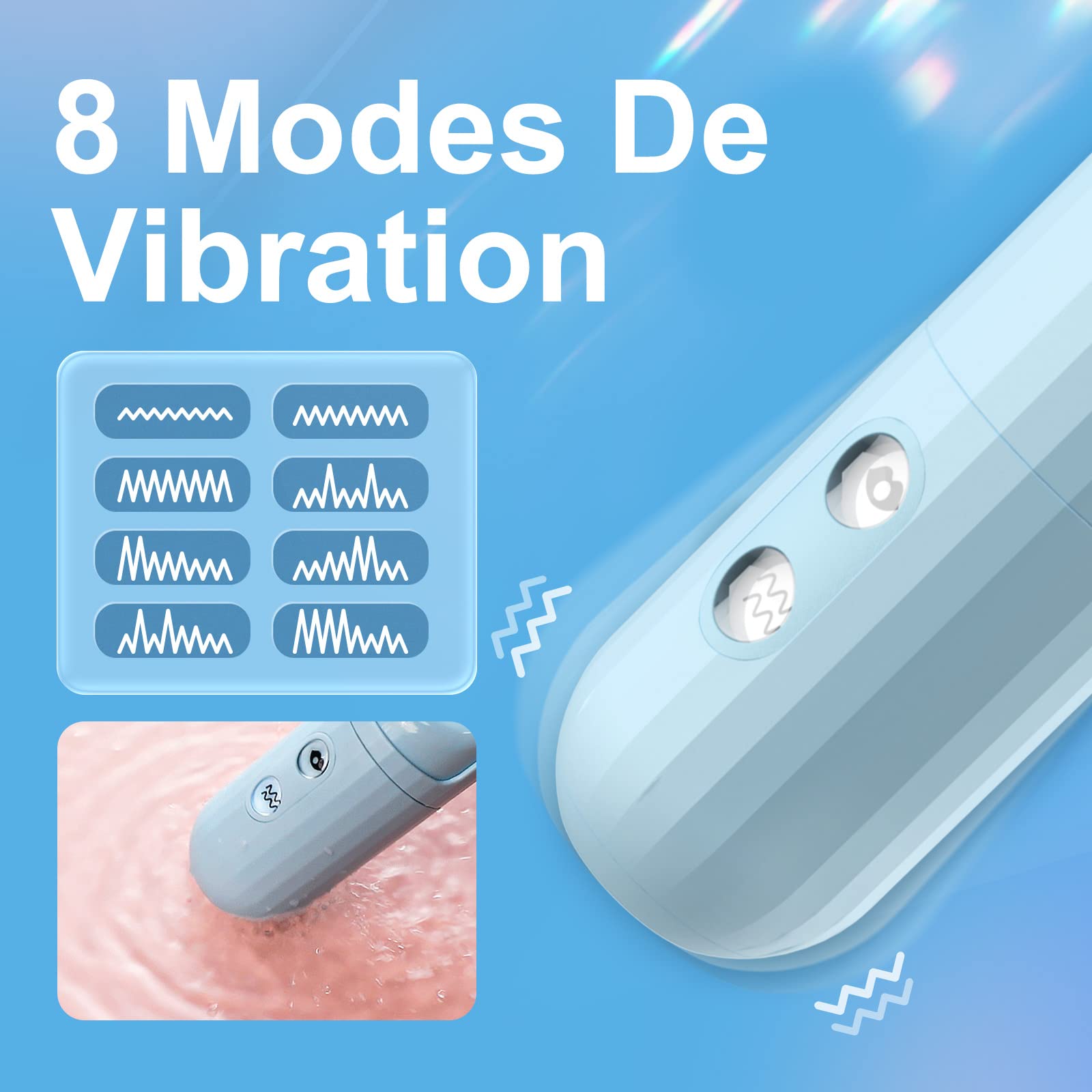 Clitoral Vibrator for Women - 8 Vibration Modes & 5 Suction Levels - Rechargeable Adult Sex Toy for Couples - Perfect for Solo Play, Foreplay, and Enhancing Intimacy in the Bedroom