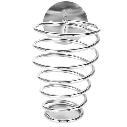 Stainless Steel Hair Dryer Holder Wall Mount - Blow Dryer Stand Organizer for Bathroom Storage | Durable Hair Dryer Rack Shelf for Salon, Home & Travel Use