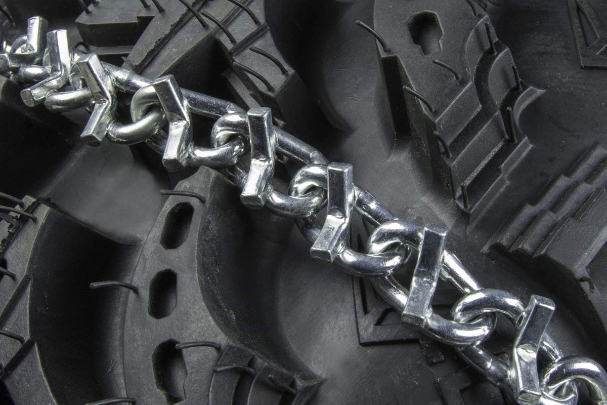 Arctic Cat 500 Auto TRV ATV Snow Tire Chains (2003-2006) - Heavy Duty Front Wheel Pair for Winter Traction & Off-Road Adventure