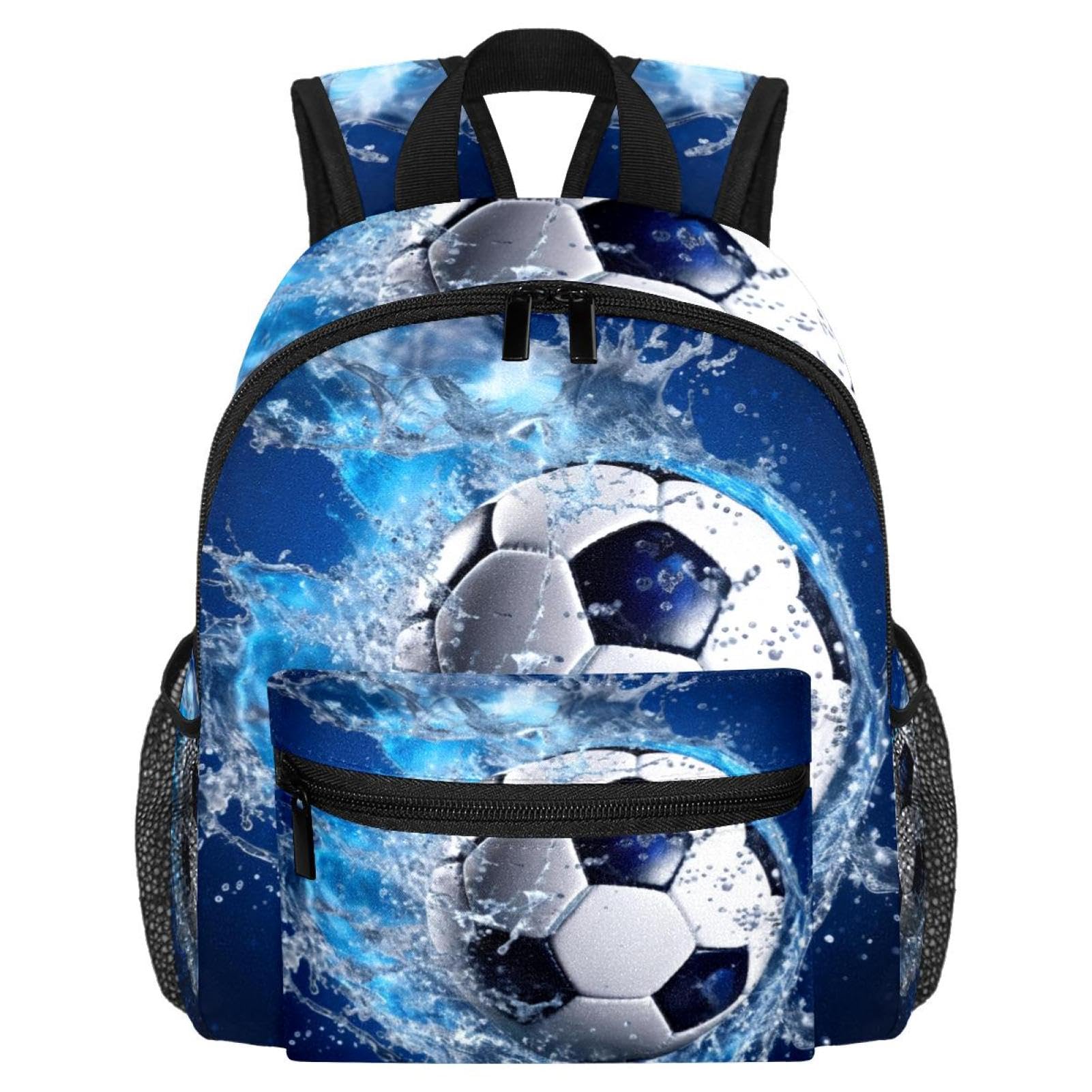 Lightweight Travel Backpack - Small Carry On Backpack for Men & Women, Water Resistant Blue Ocean Design - Perfect for Airplane, Hiking, Work & School