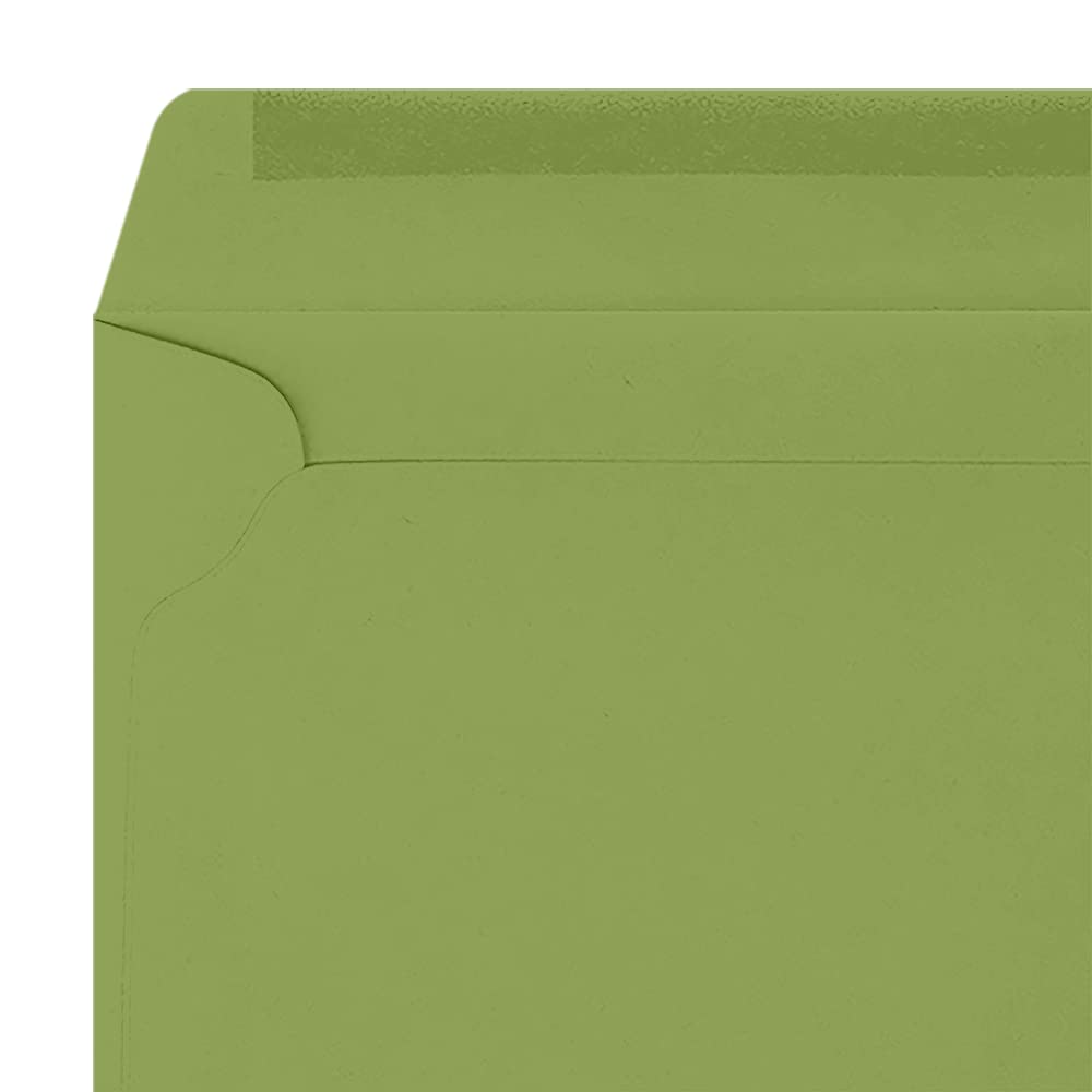 LUXPaper 9 x 12 Booklet Envelopes - Avocado Green, 70lb Text Weight, Pack of 500 | Perfect for Wedding Invitations, Business Mailings & Stationery Supplies
