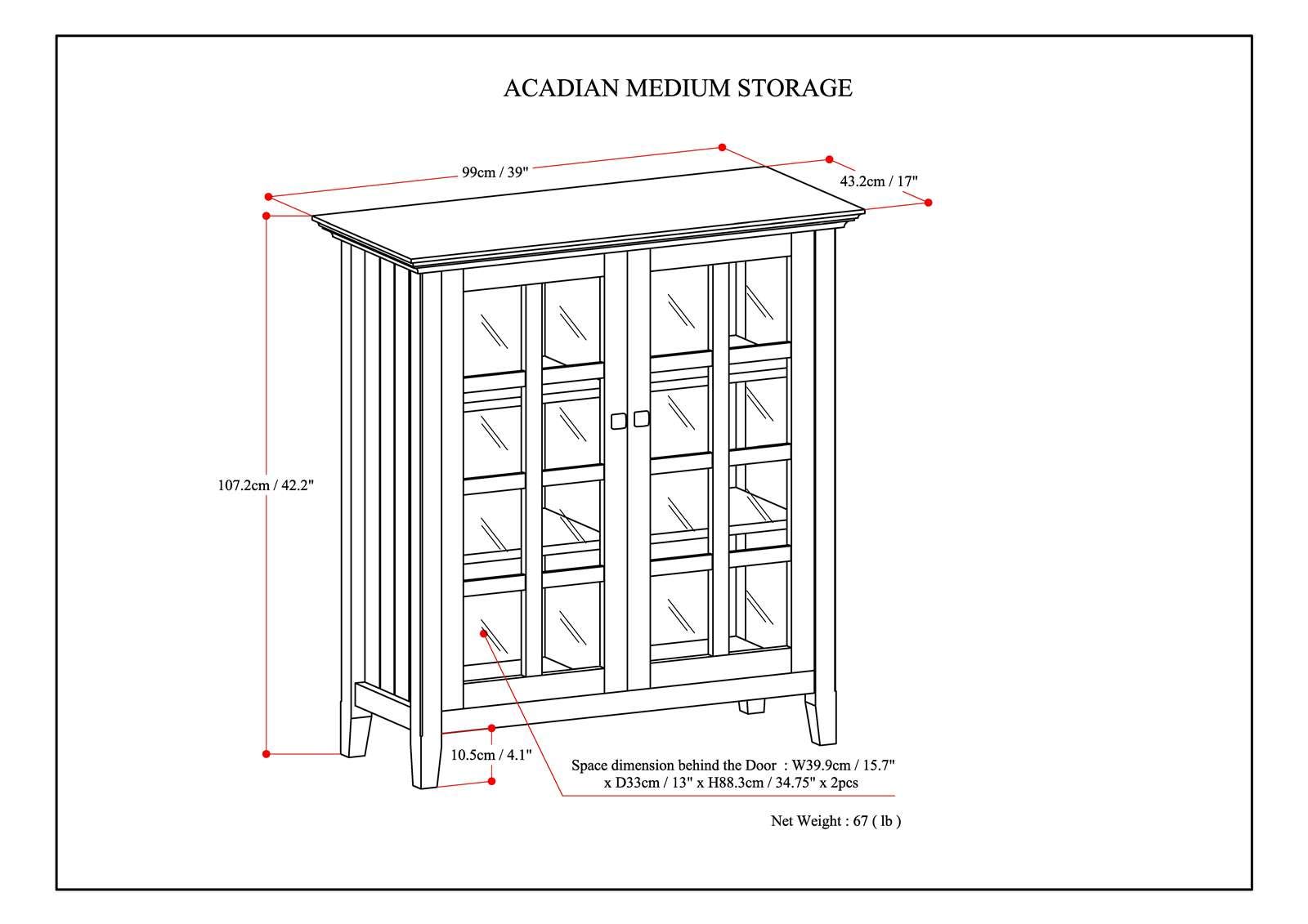 SIMPLIHOME Acadian 39