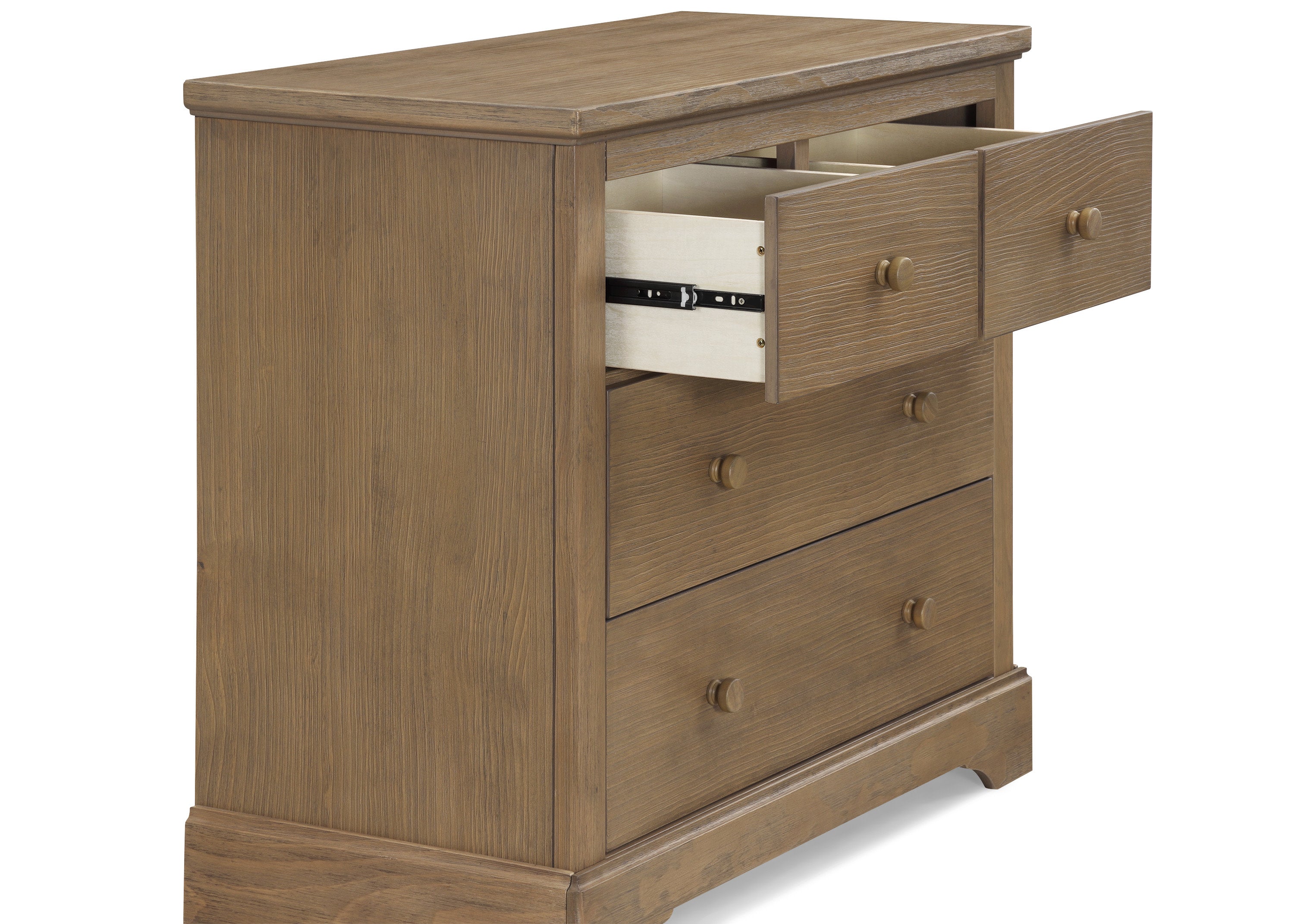 Paloma 4-Drawer Baby Dresser with Changing Table Top | Sturdy Nursery Storage with Interlocking Drawers | Perfect for Baby Room Organization & Diaper Changing Station