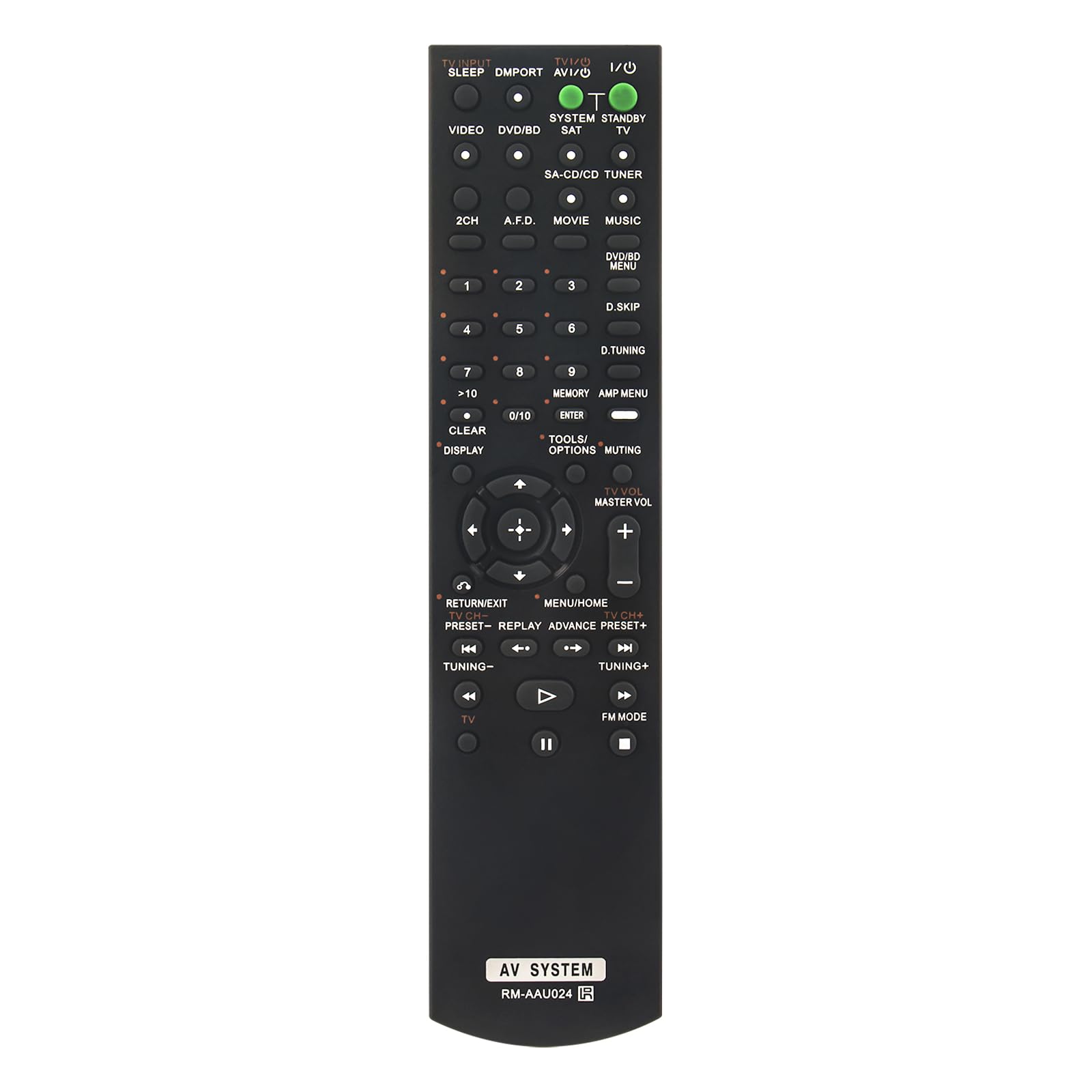 Original Remote Control Replacement for Sony Home Theater AV Receiver STR-KM5000 RM-AAU024 HTSS2300 STR-DG720 HTD-DW7000 HT-DDWG700 - Compatible with Sony Home Theater Systems for Enhanced Entertainment Experience