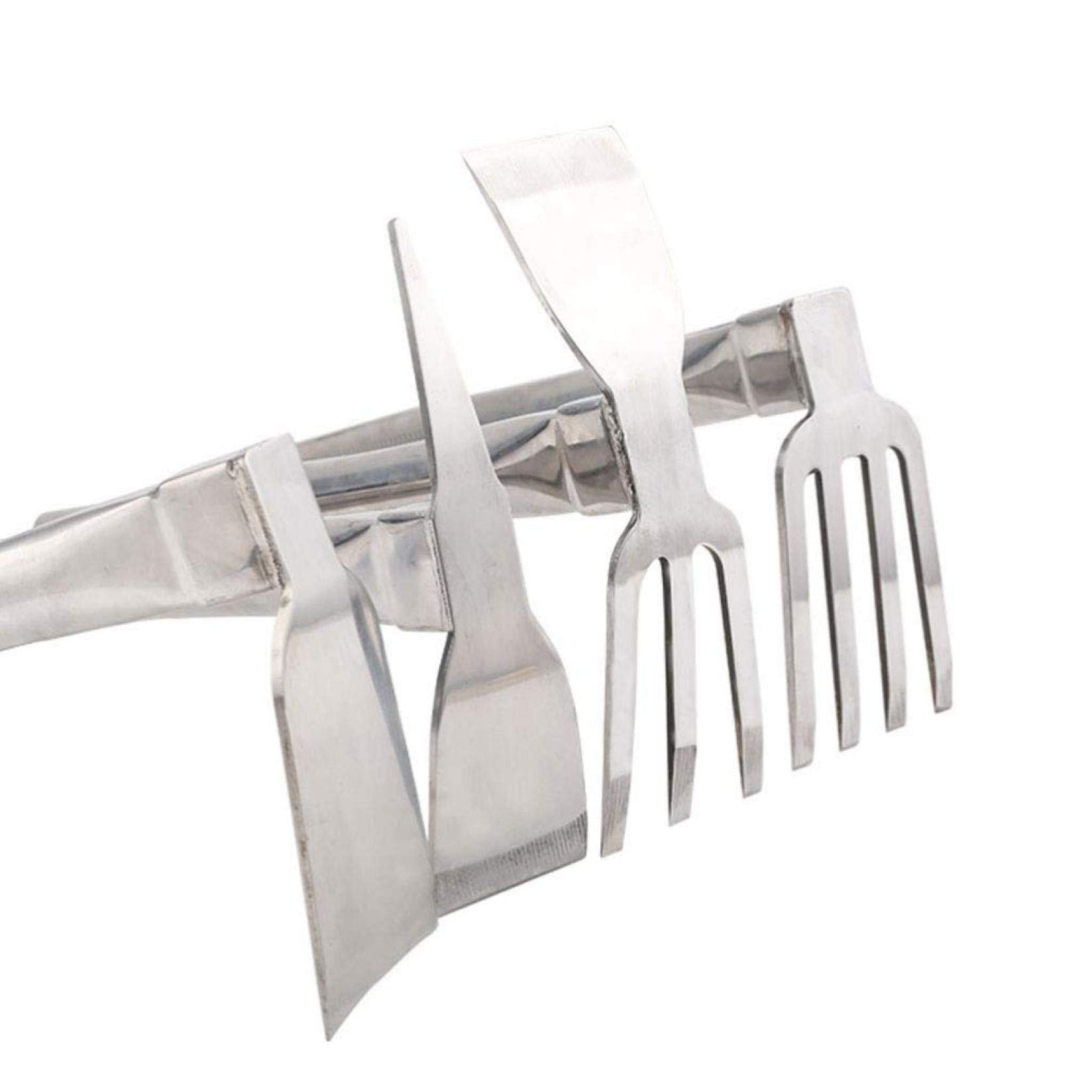 YUEGOO Heavy Duty Stainless Steel Garden Tool Set - 10-Piece Durable Gardening Kit with Storage Bag - Perfect Gift for Gardeners, Ideal for Planting, Weeding & Landscaping