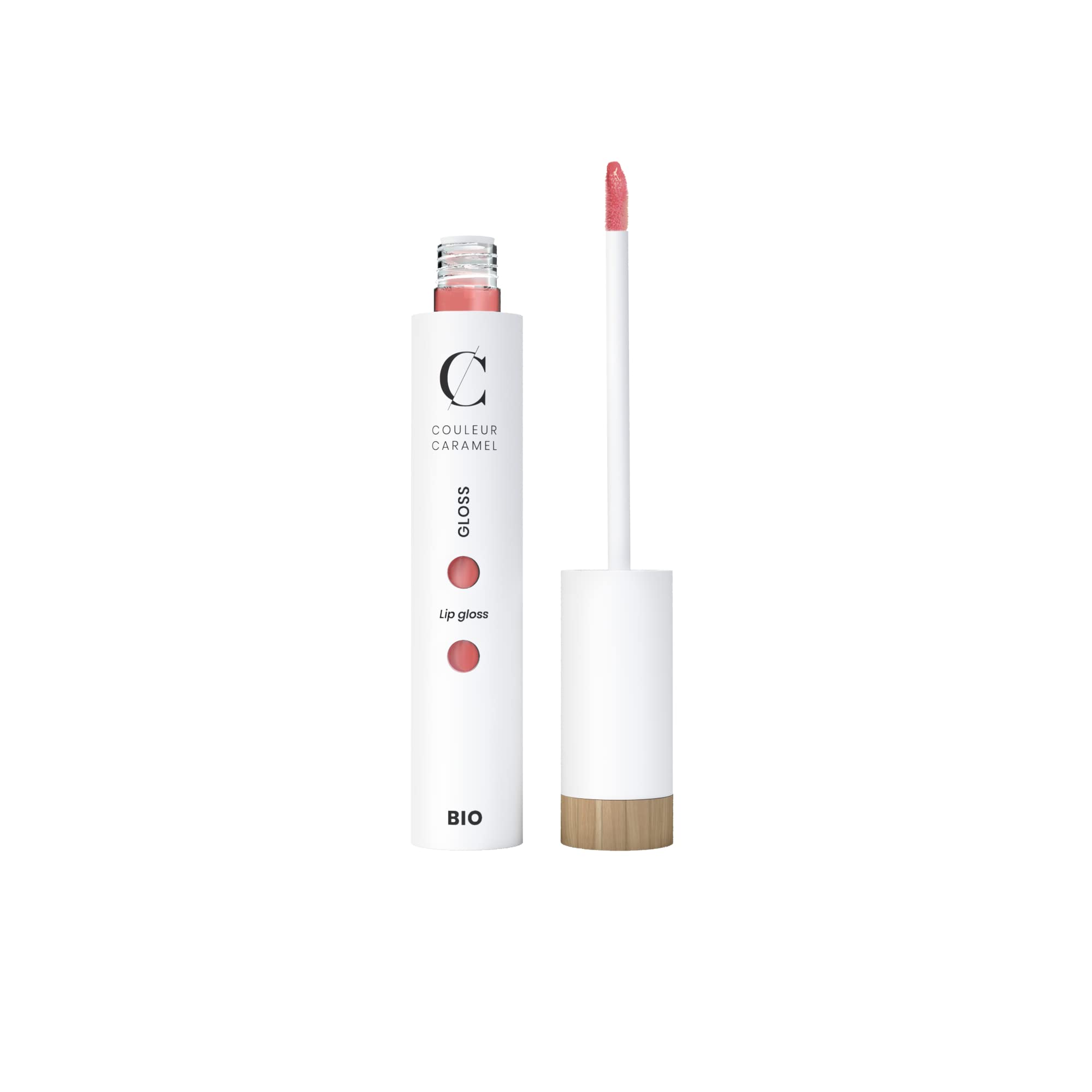 Gloss N°907 Rose Coral Natural Caramel Color Lip Gloss - Hydrating & Shiny for Everyday Wear & Special Occasions