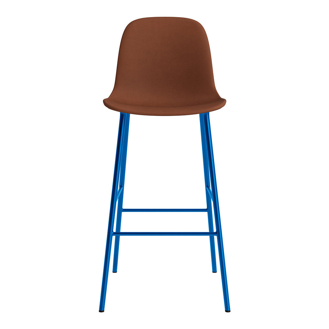 Modern Form Bar Chair - Fully Upholstered Counter Stool with Comfortable Seat - Perfect for Kitchen Islands, Breakfast Bars & Home Bars