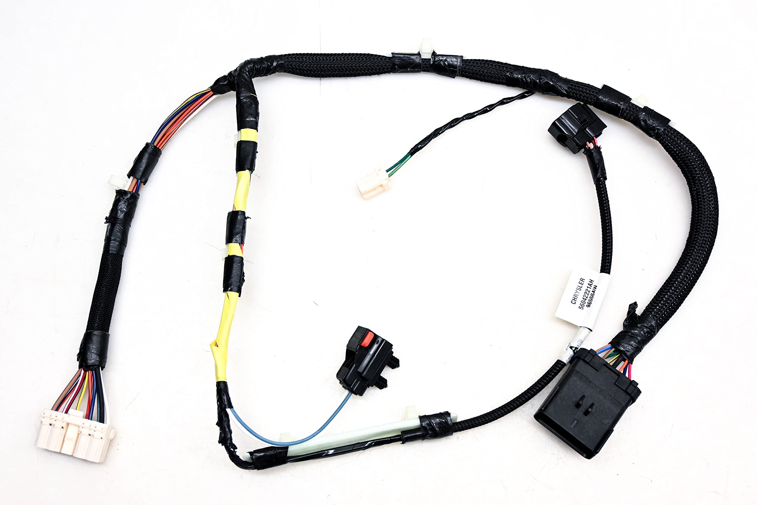 Mopar Front Door Wiring Harness - OEM Replacement for Jeep Wrangler & Cherokee - Perfect for Off-Road & Daily Driving Upgrades