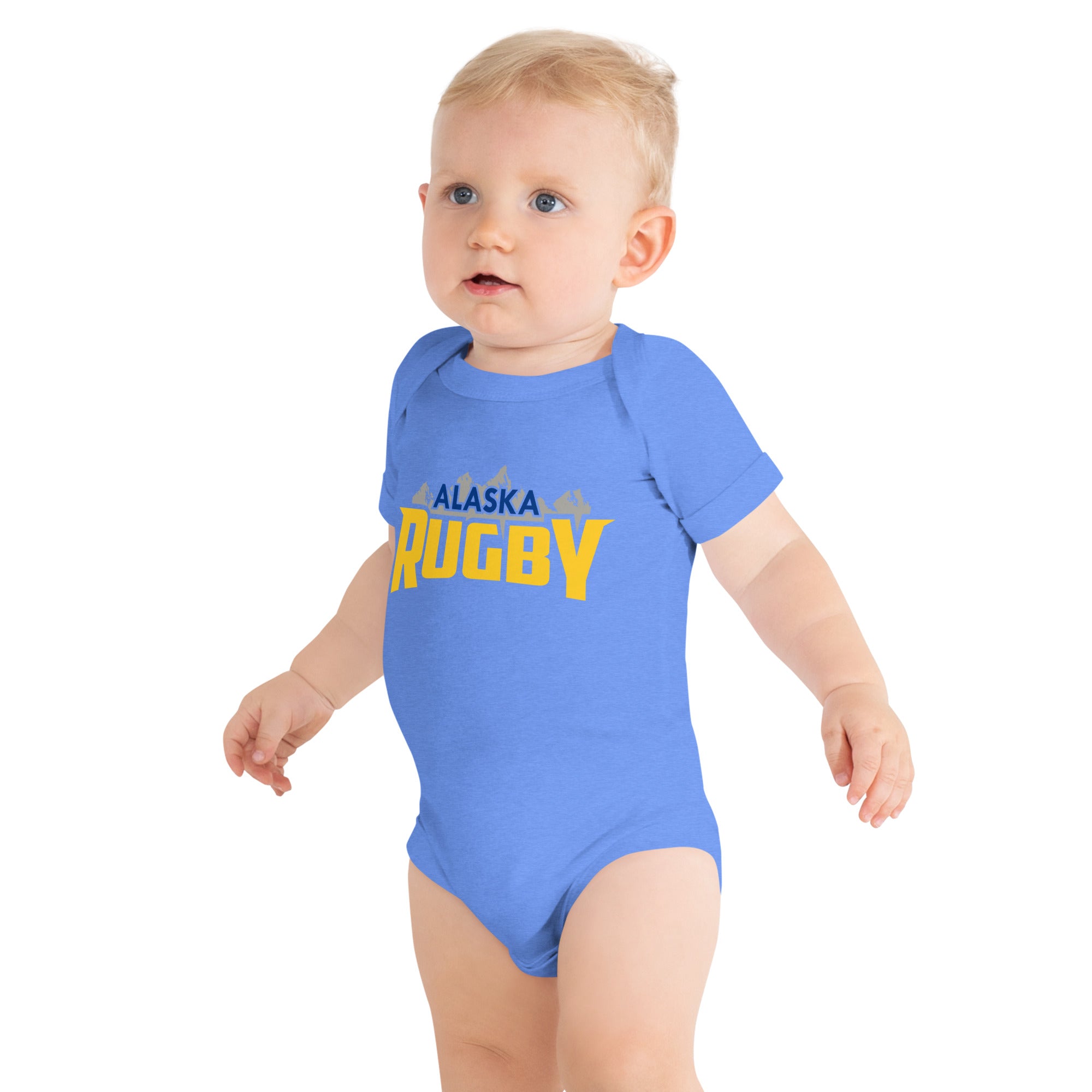 Alaska Rugby Baby Onesie - Soft Cotton Bodysuit for Infants & Toddlers - Perfect for Game Day, Playtime & Everyday Wear