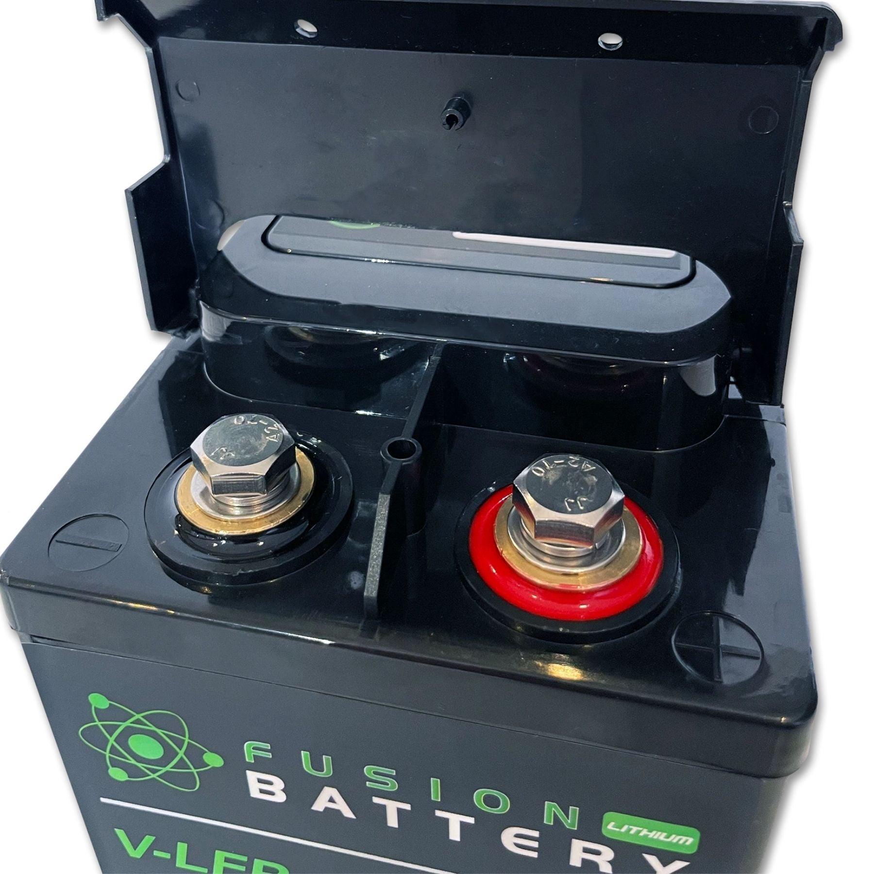 Fusion Slimline Deep Cycle 12V 100AH Lithium Battery - Lightweight & Long-Lasting Power for RVs, Boats, Solar Systems & Off-Grid Applications