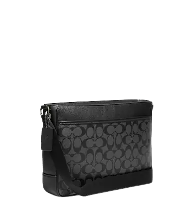 Coach District Crossbody Bag in Signature Canvas - Stylish & Durable Leather Shoulder Purse for Women, Perfect for Work, Travel & Everyday Use